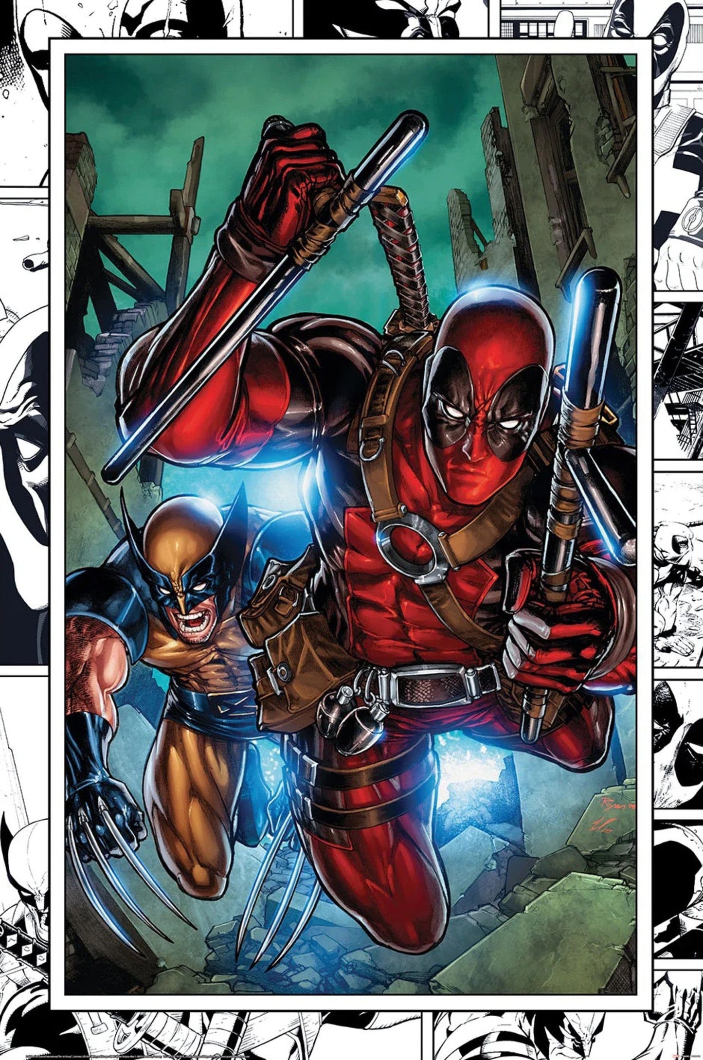 Poster Marvel Comics Wolverine and Deadpool 61x91 5cm PP2400604 | Posters.nl