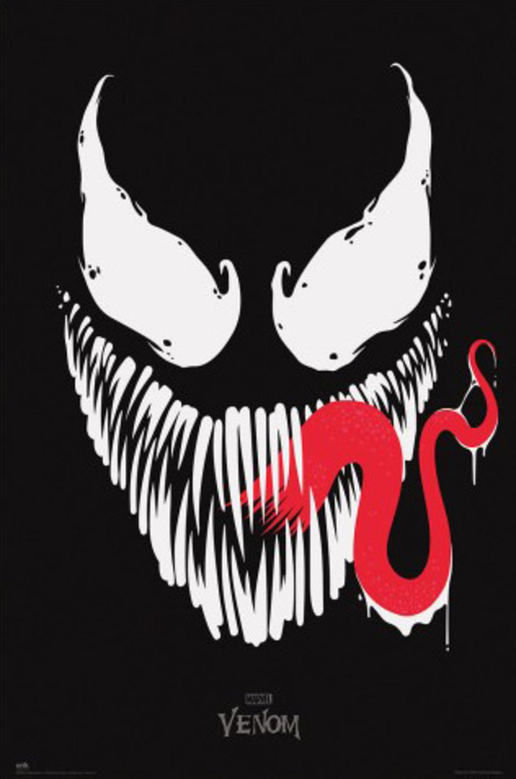Poster Marvel Venom Black Face 61x91 5cm Grupo Erik GPE5884 | Posters.nl