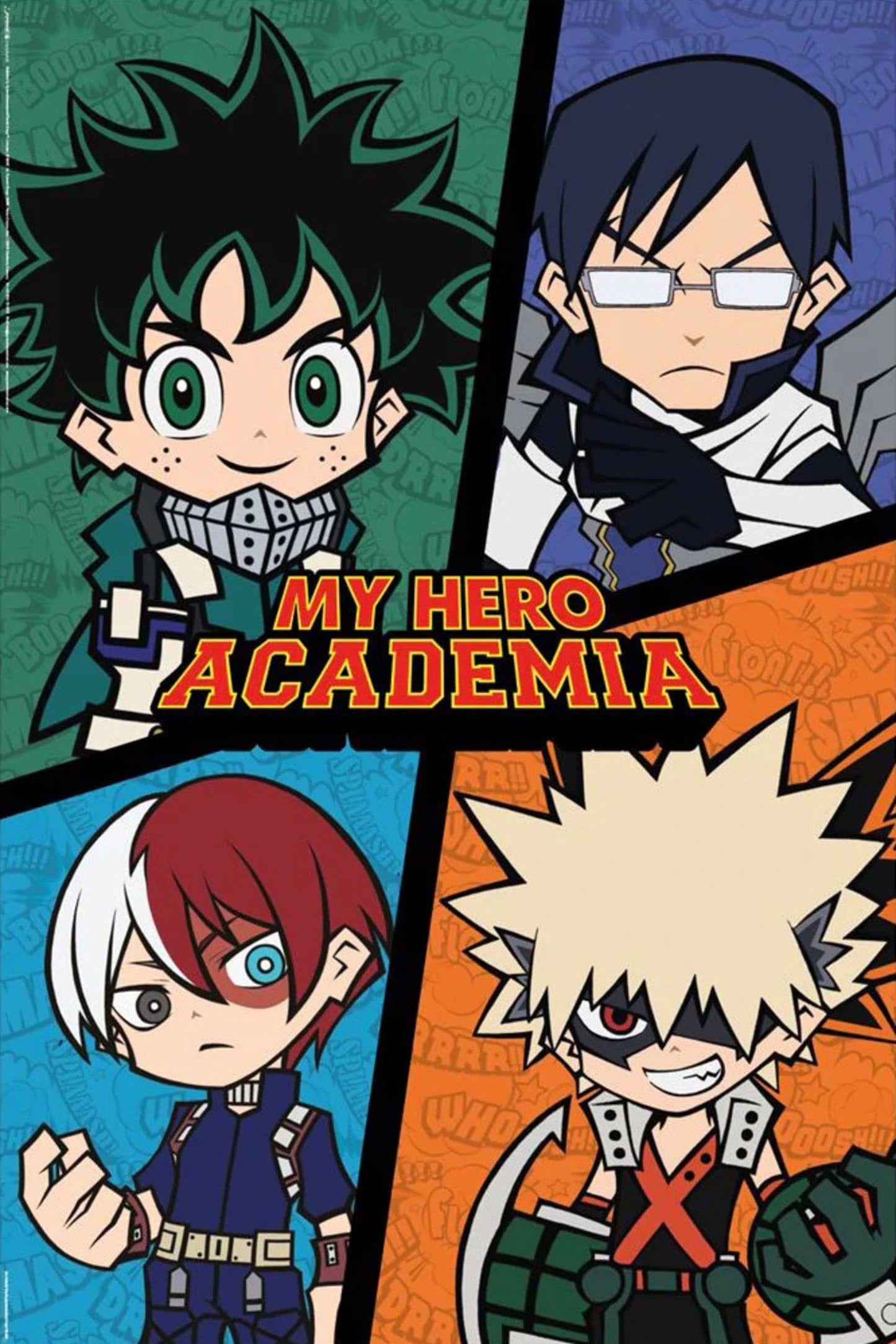 Poster My Hero Academia Chibi 61x91 5cm Pyramid PP35269 | Posters.nl
