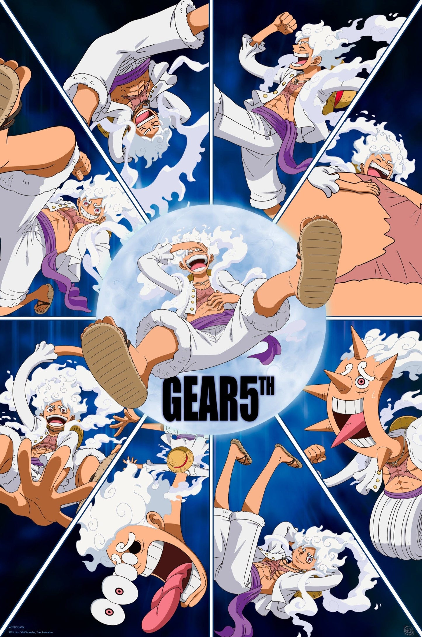 Poster One Piece Gear 5Th Looney 61x91 5cm Abystyle GBYDCO503 | Posters.nl