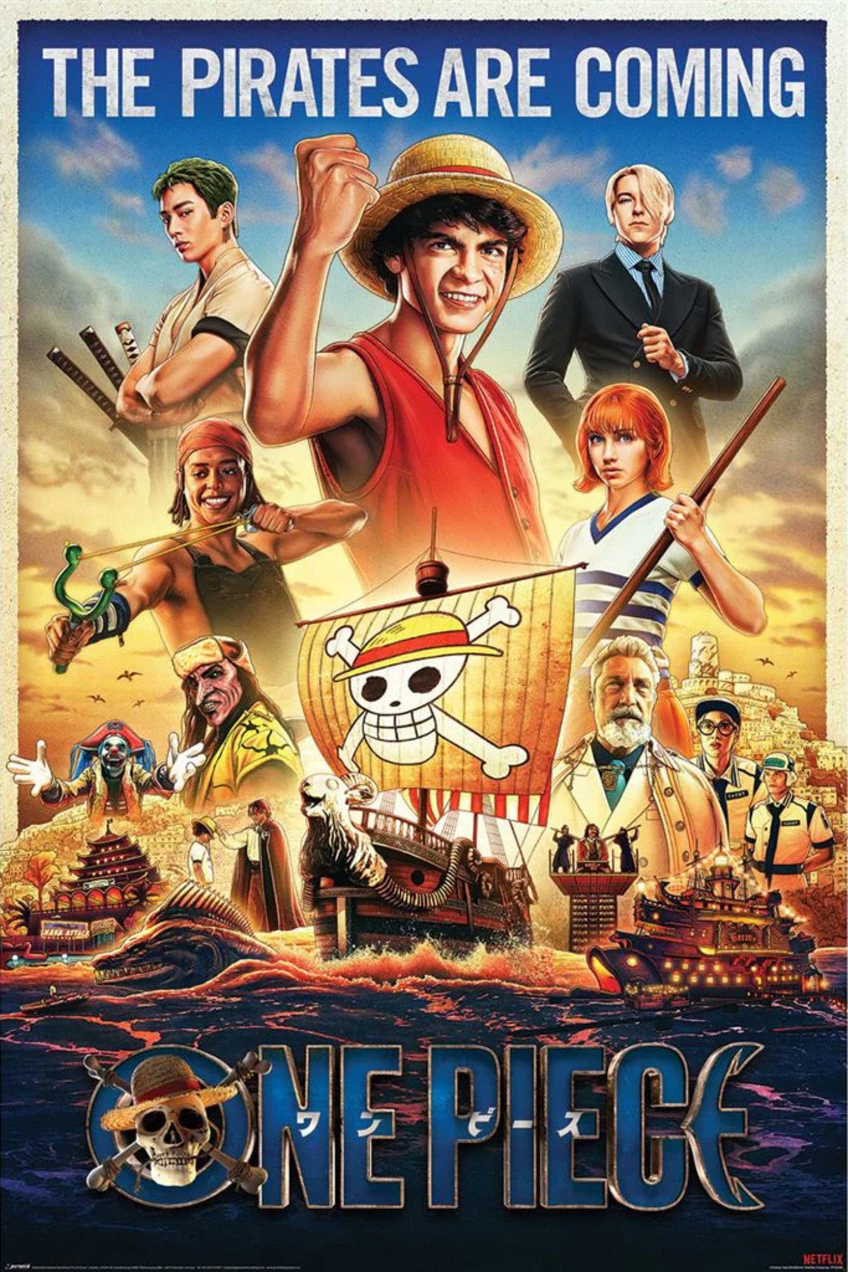 Poster One Piece Live Action Pirates Incoming 61x91 5cm Pyramid PP35389 | Posters.nl