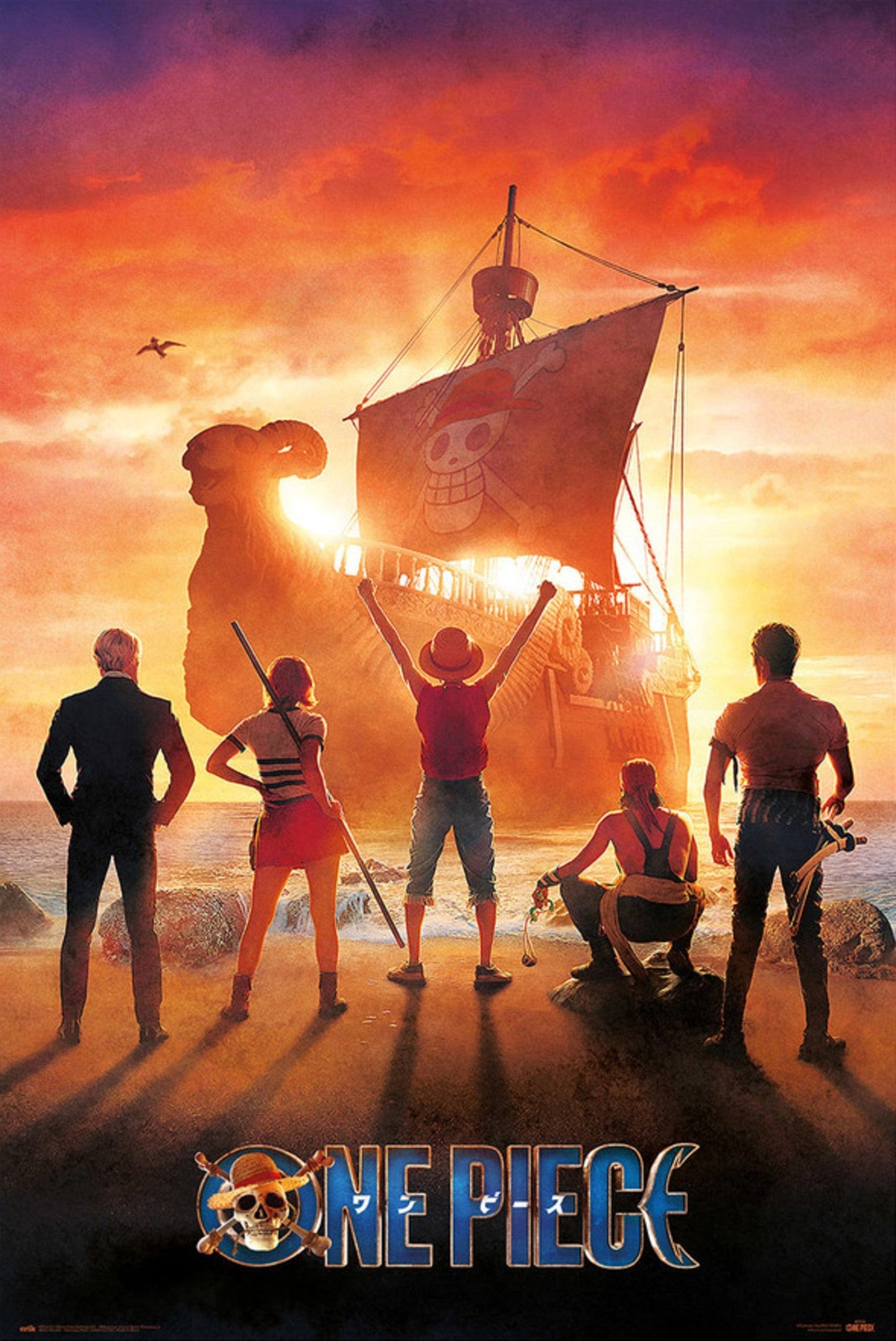 Poster One Piece Netflix Straw Hat Pirates 61x91.5cm Grupo Erik GPE5777 | Posters.nl