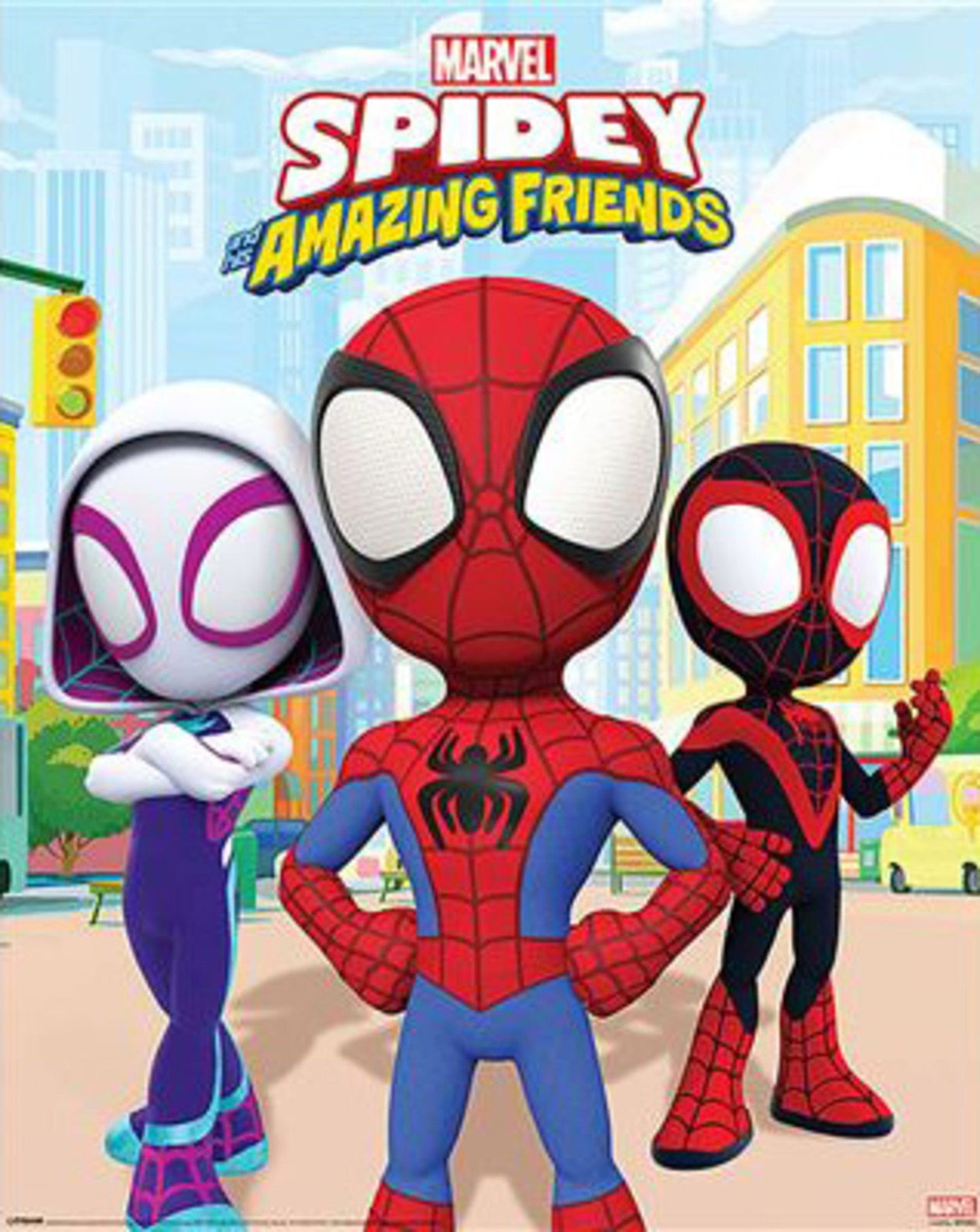 Poster Spidey And his Amazing Friends Power Of 3 40x50cm Pyramid MPP50802 | Posters.nl