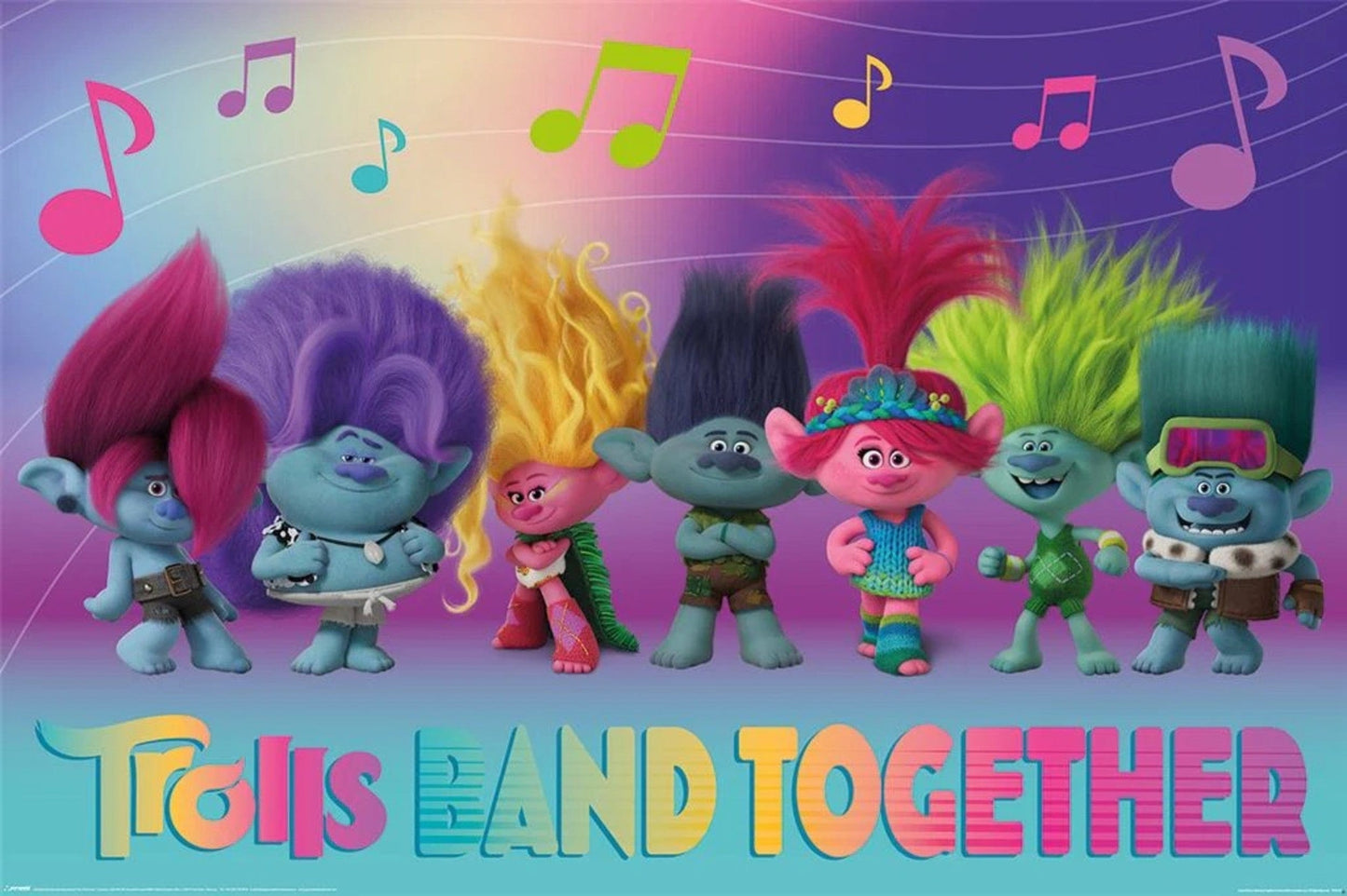 Poster Trolls Band Together Perfect Harmony 91 5x61cm Pyramid PP35190 | Posters.nl
