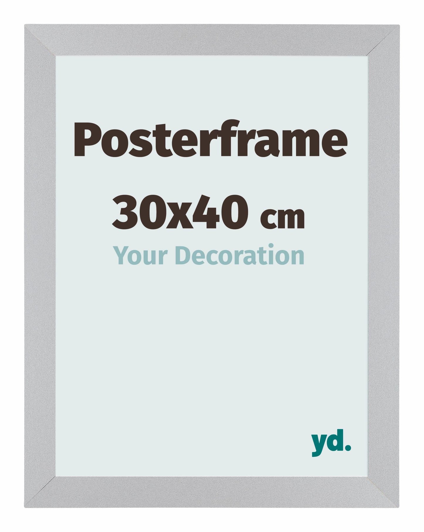 Posterframe 30x40cm Zilver MDF Parma Maat | Posters.nl