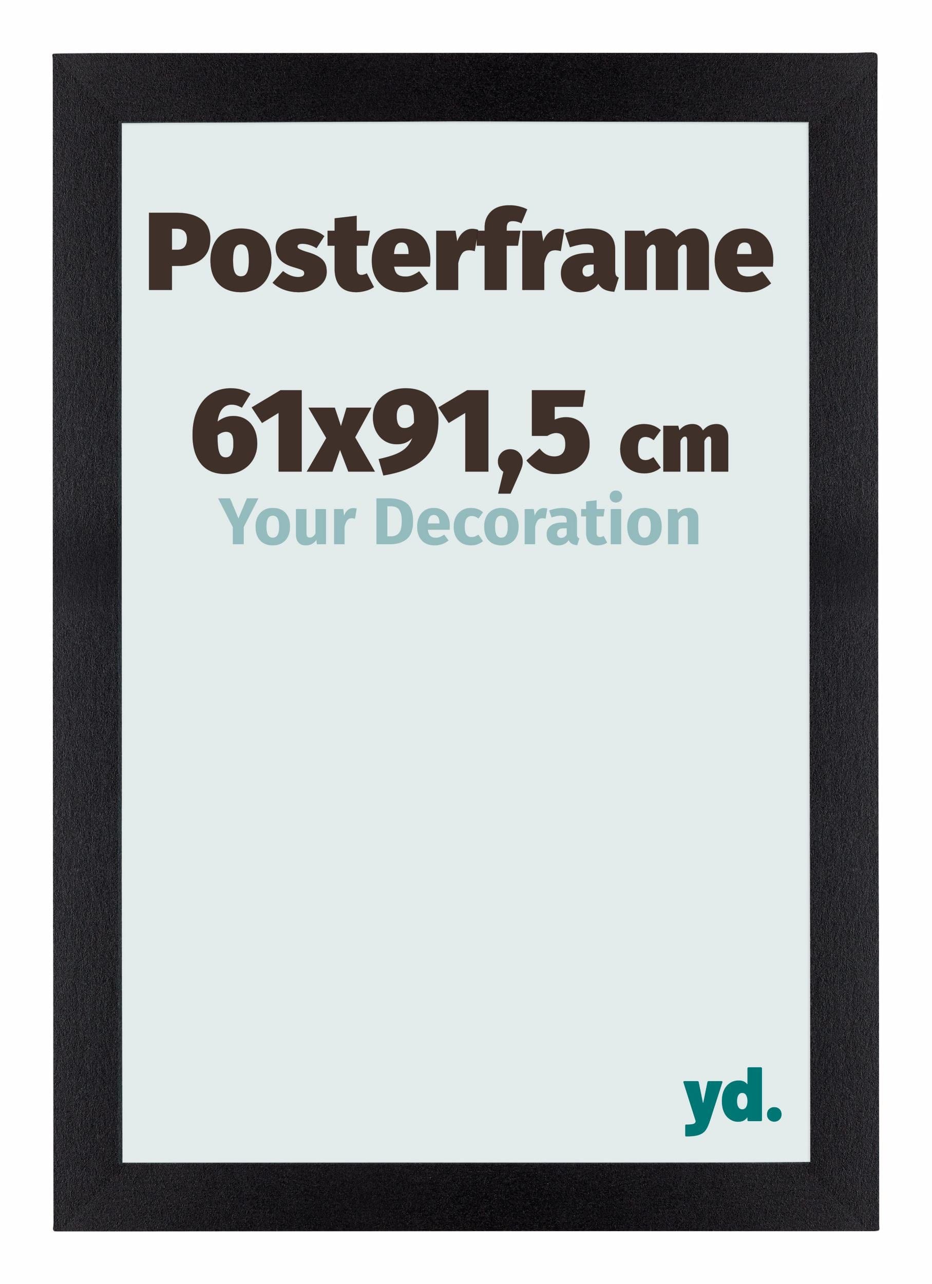 Posterframe 61x91,5cm Zwart Mat MDF Parma Maat | Posters.nl
