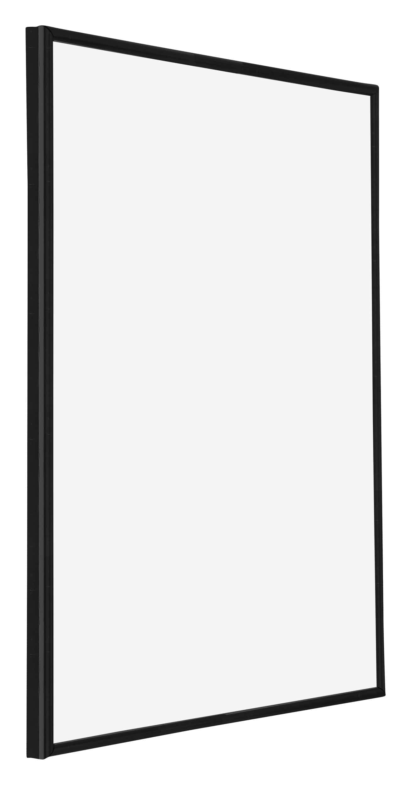 Posterlijst Kunststof Fotolijst 40x50cm Zwart Mat Voorzijde Schuin | Posters.nl