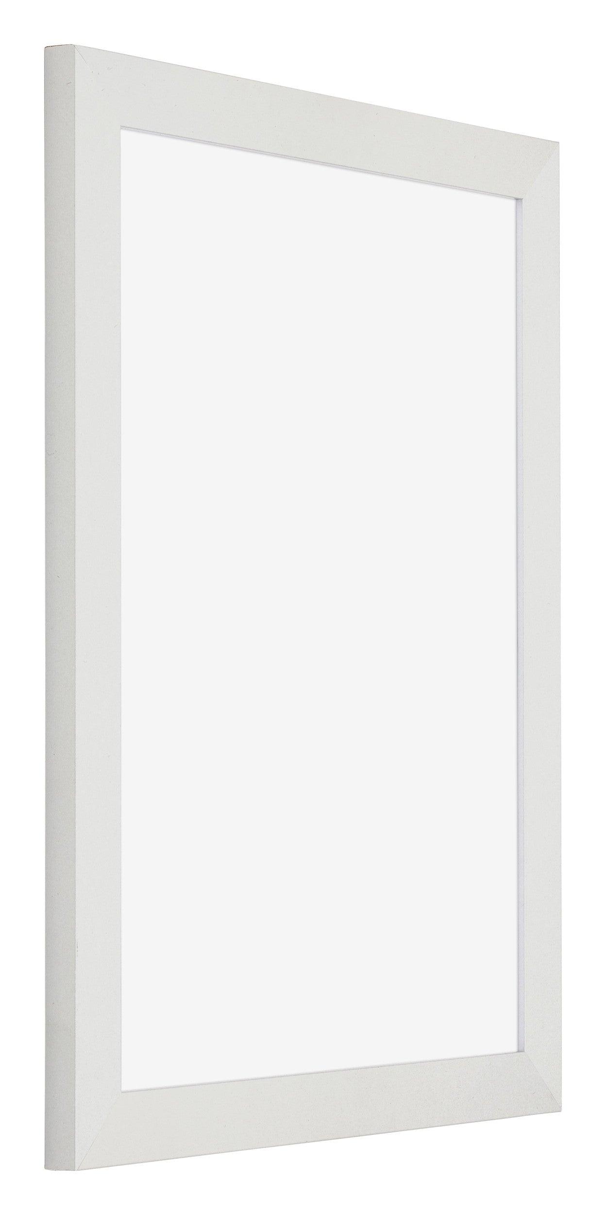 Posterlijst MDF 60x80 Wit Mat Voorzijde Schuin | Posters.nl
