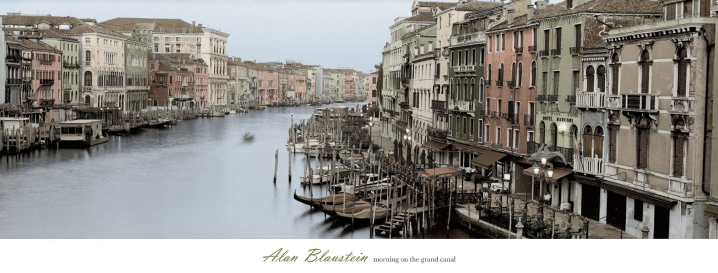 Alan Blaustein  Morning on the Grand Canal Kunstdruk 106x40cm | Posters.nl