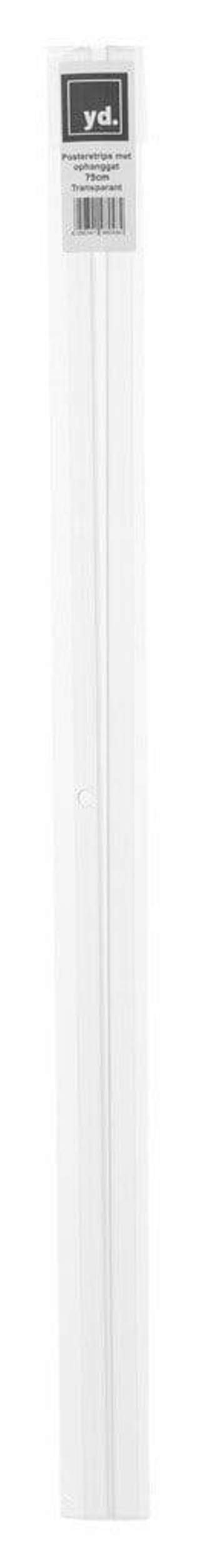 Posterhangers Transparant 75cm met ophanggat | Posters.nl