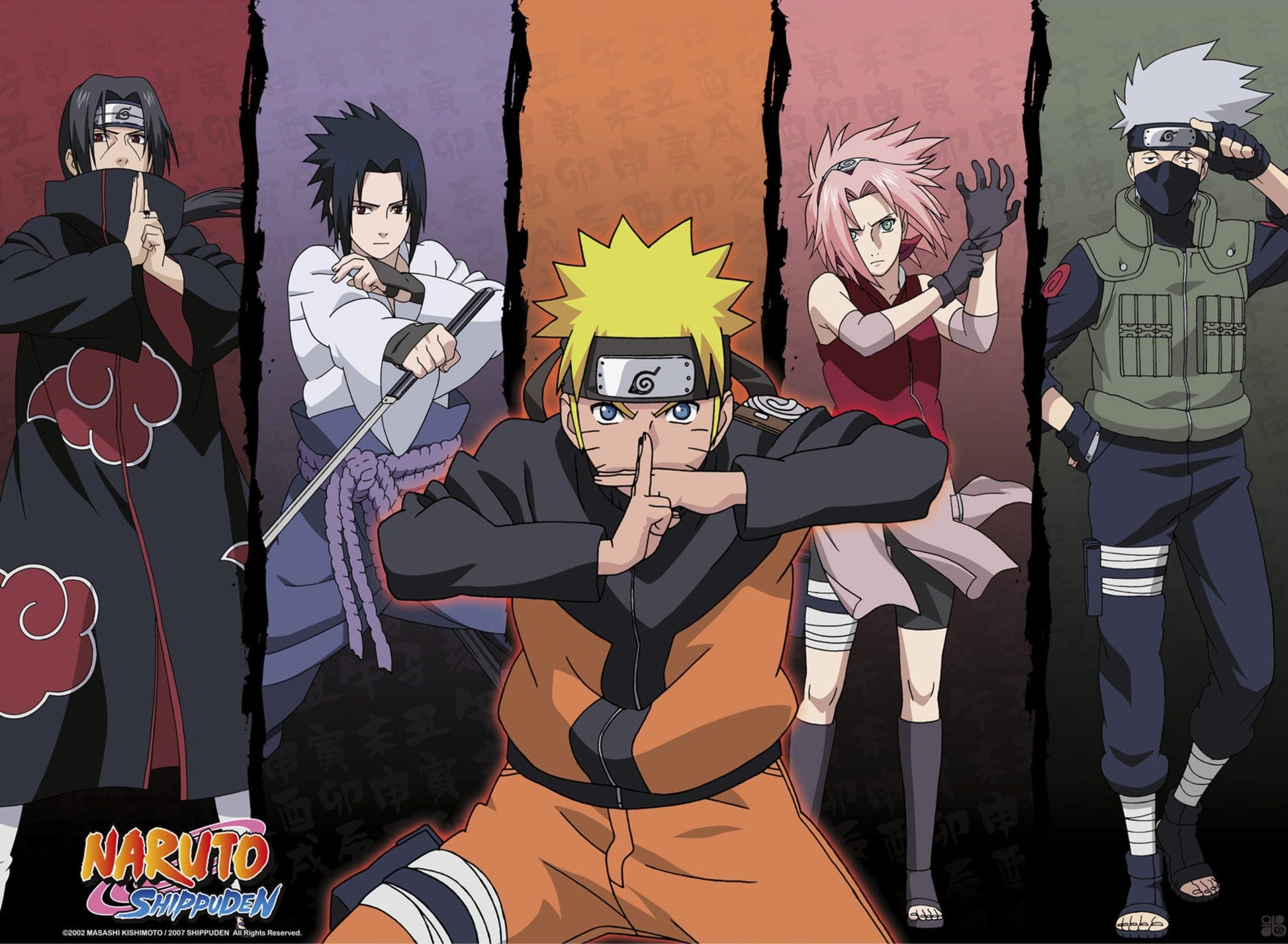 Naruto Shippuden Shippuden Group Nr 1 Poster 52X38cm | Posters.nl