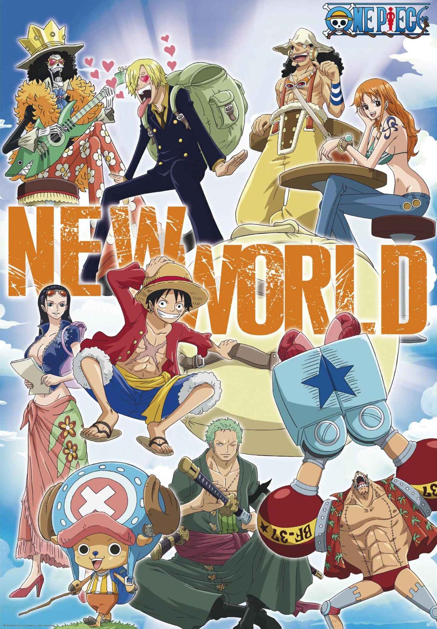 One Piece New World Team Poster 61X91 5cm | Posters.nl