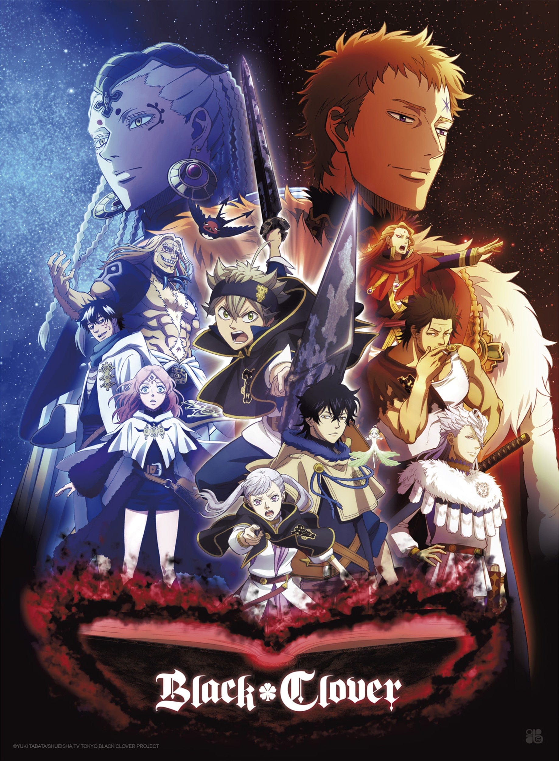Black Clover Group Poster 38X52cm | Posters.nl