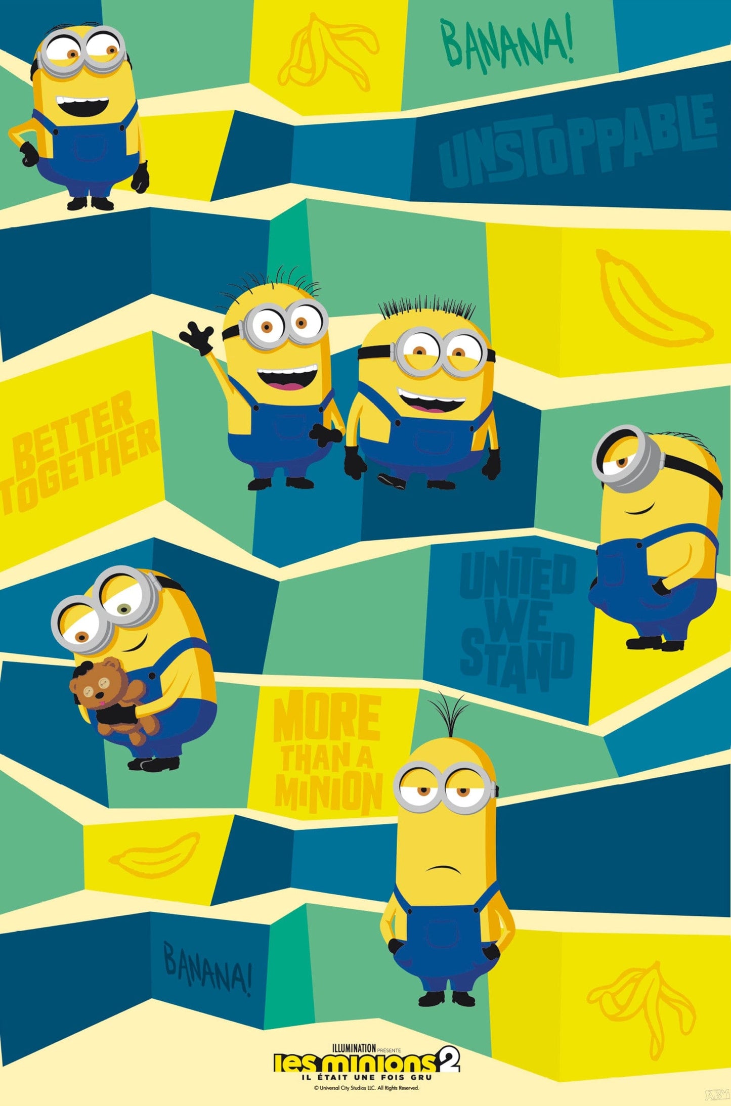 Minions Minions Everywhere Poster 61X91 5cm | Posters.nl