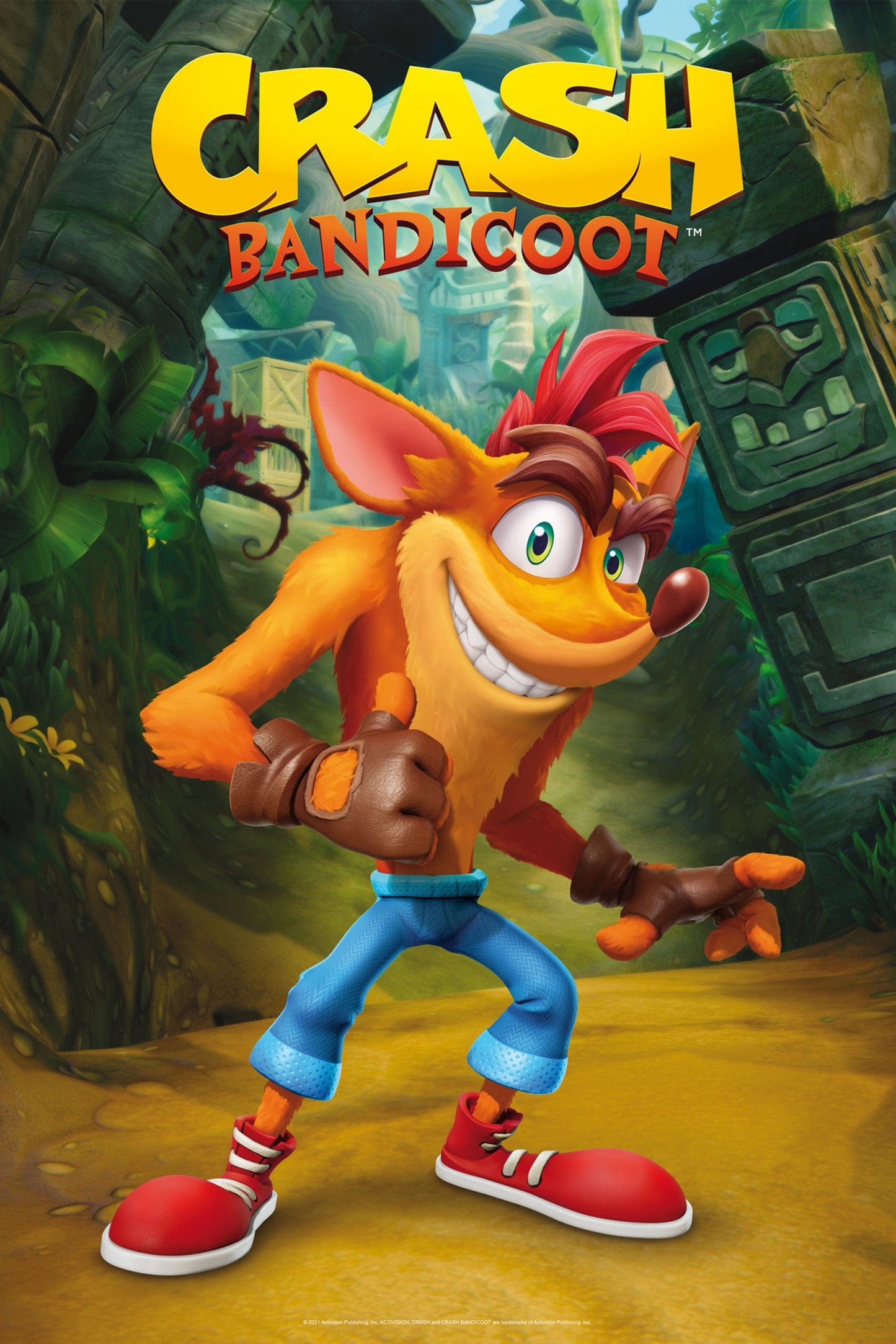 Crash Bandicoot Classic Crash Poster 61X91 5cm | Posters.nl