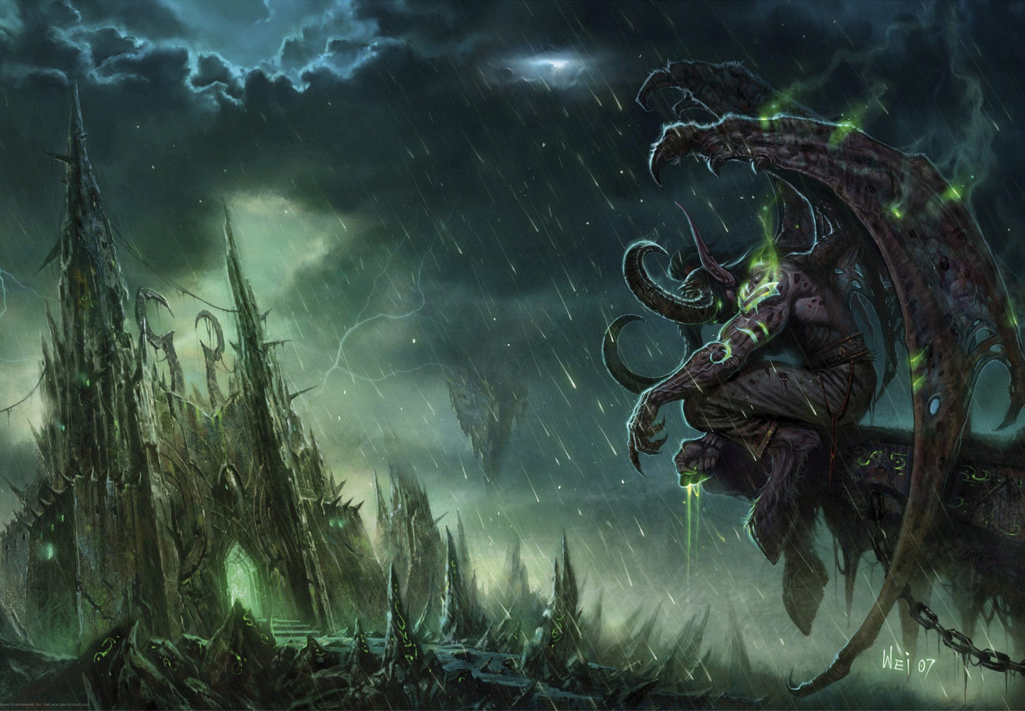 World Of Warcraft Illidan Stormrage Poster 91 5X61cm | Posters.nl