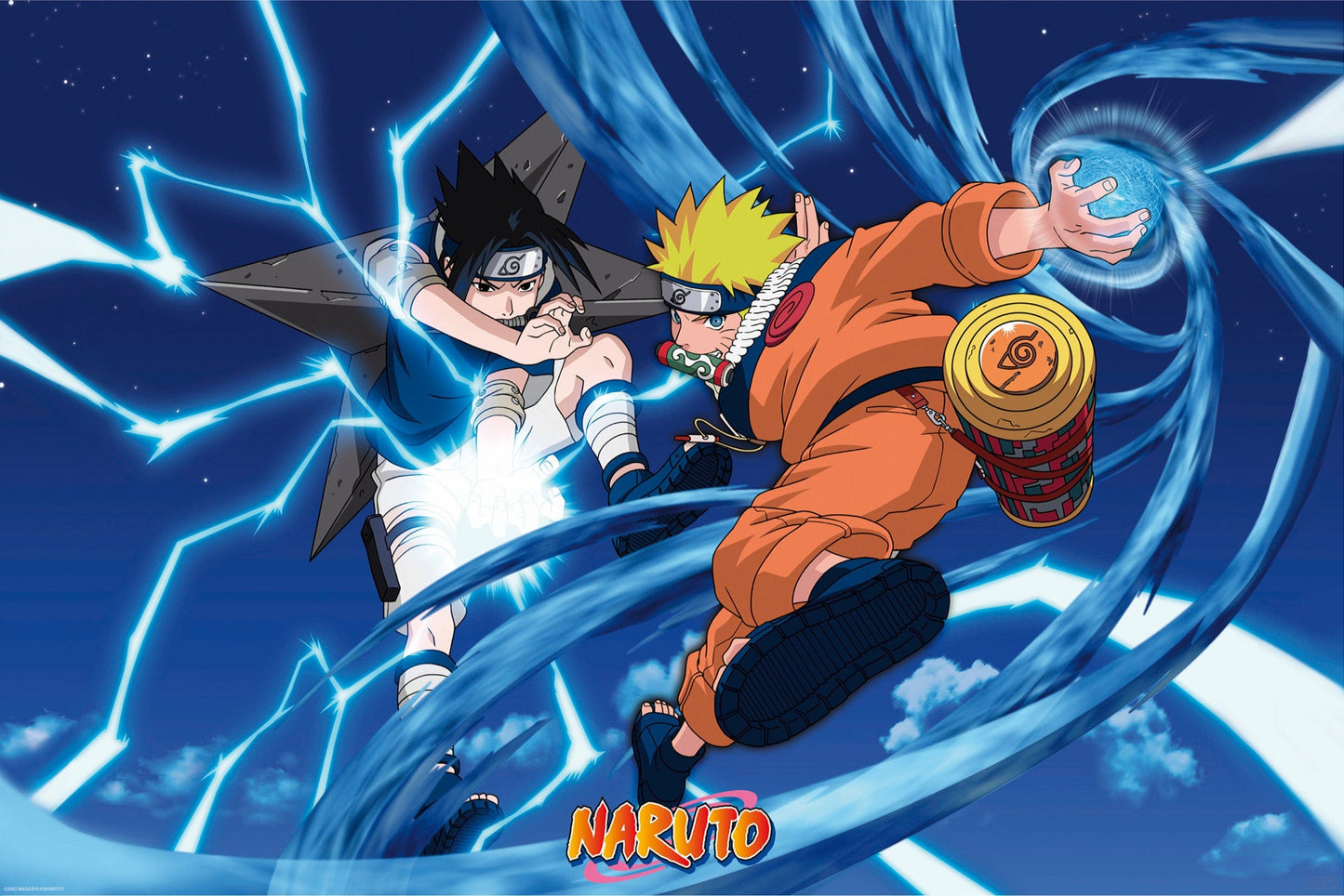 Naruto Naruto And Sasuke Poster 91 5X61cm | Posters.nl