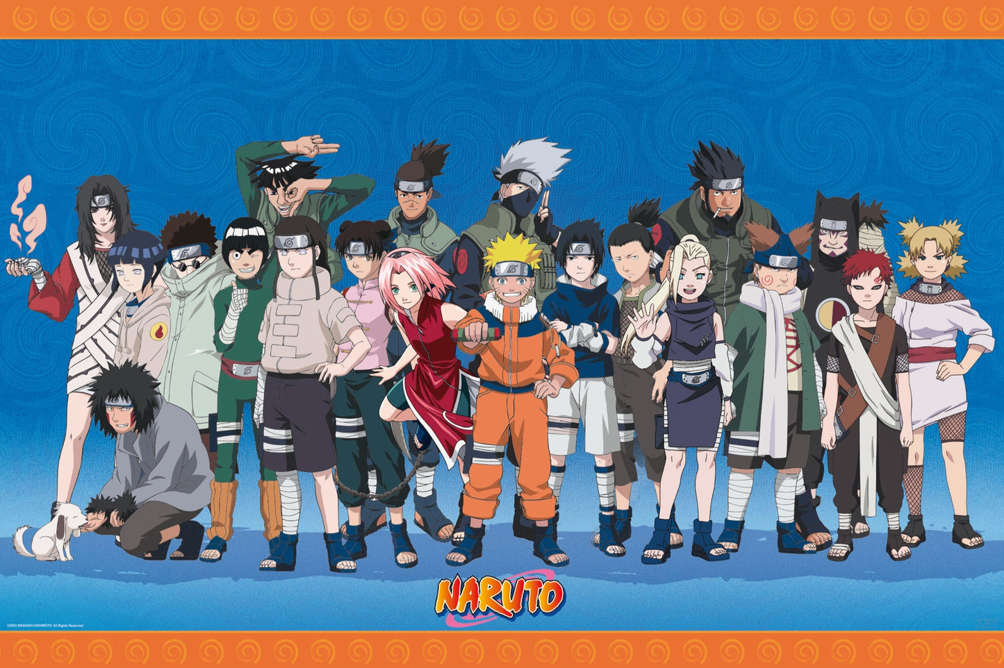 Naruto Konoha Ninjas Poster 91 5X61cm | Posters.nl