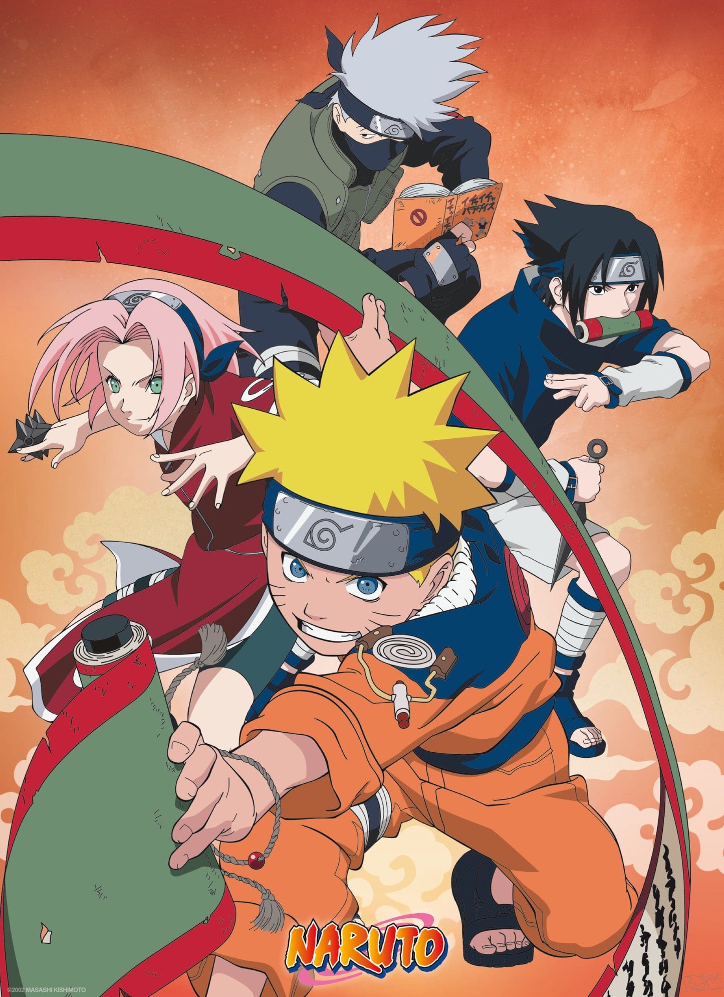 Naruto Team 7 Poster 38X52cm | Posters.nl
