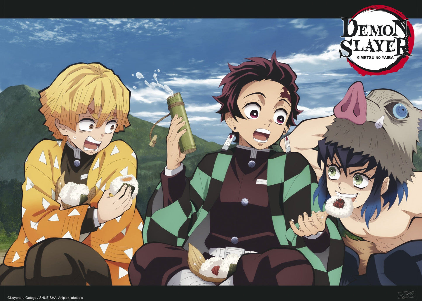 Demon Slayer Trio Poster 52X38cm | Posters.nl