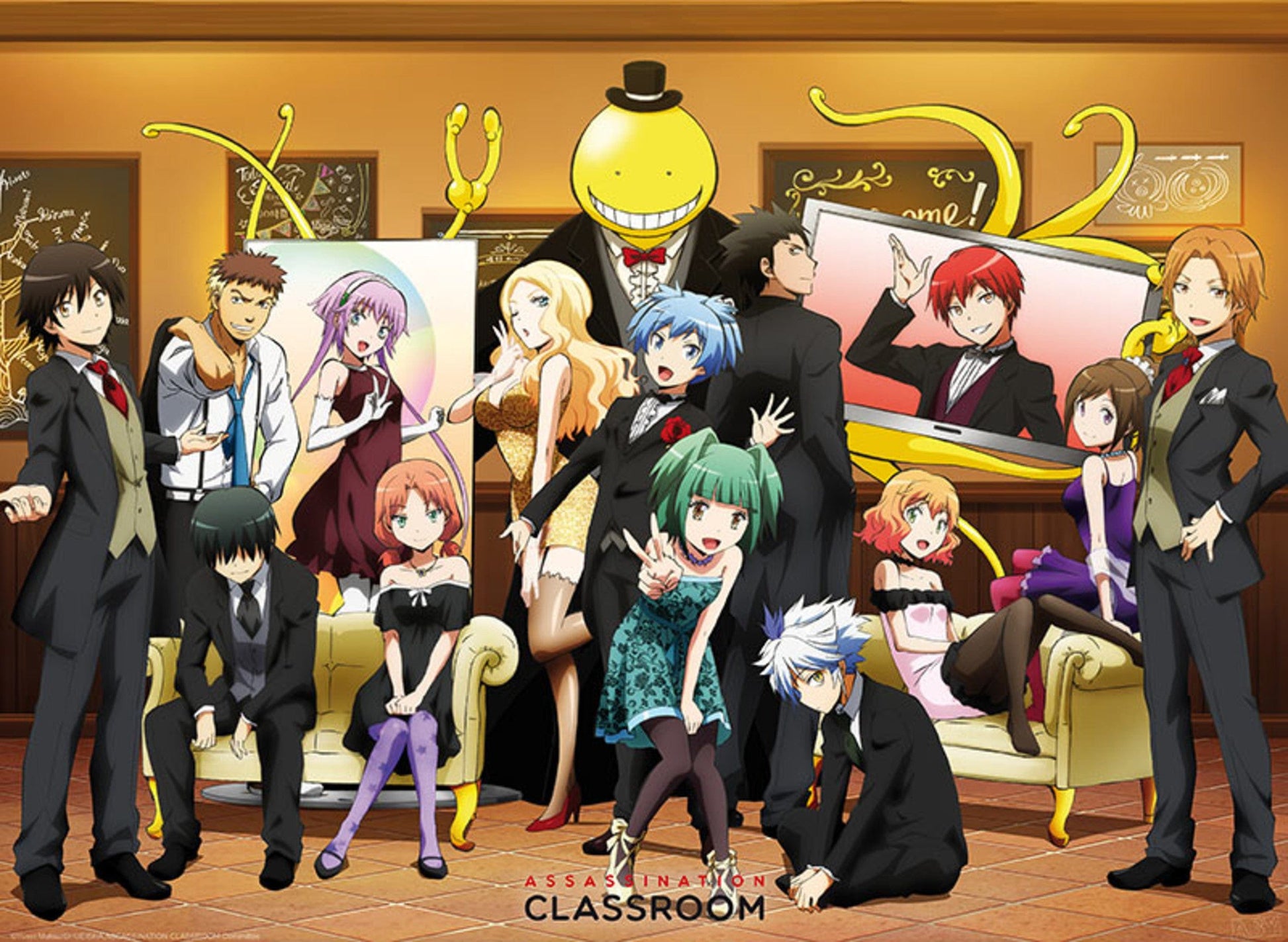 Assassination Classroom Elegant Group Poster 52X38cm | Posters.nl