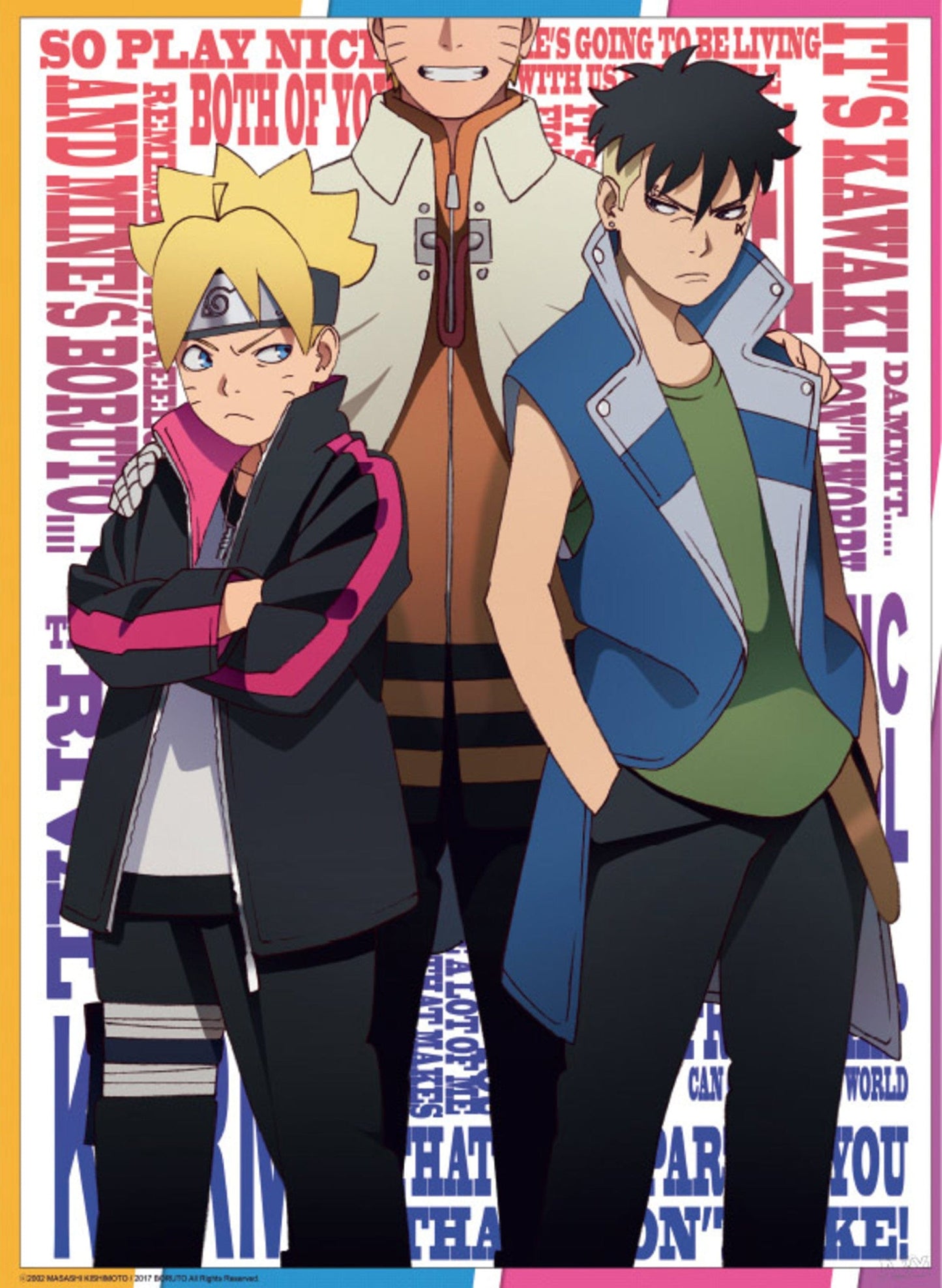 Boruto Boruto And Kawaki Poster 38X52cm | Posters.nl