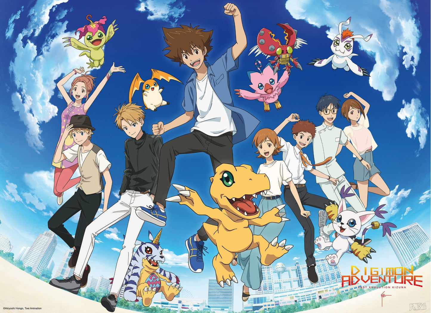 abystyle gbydco155 digimon last evolution kizuna poster 52x38cm | Posters.nl