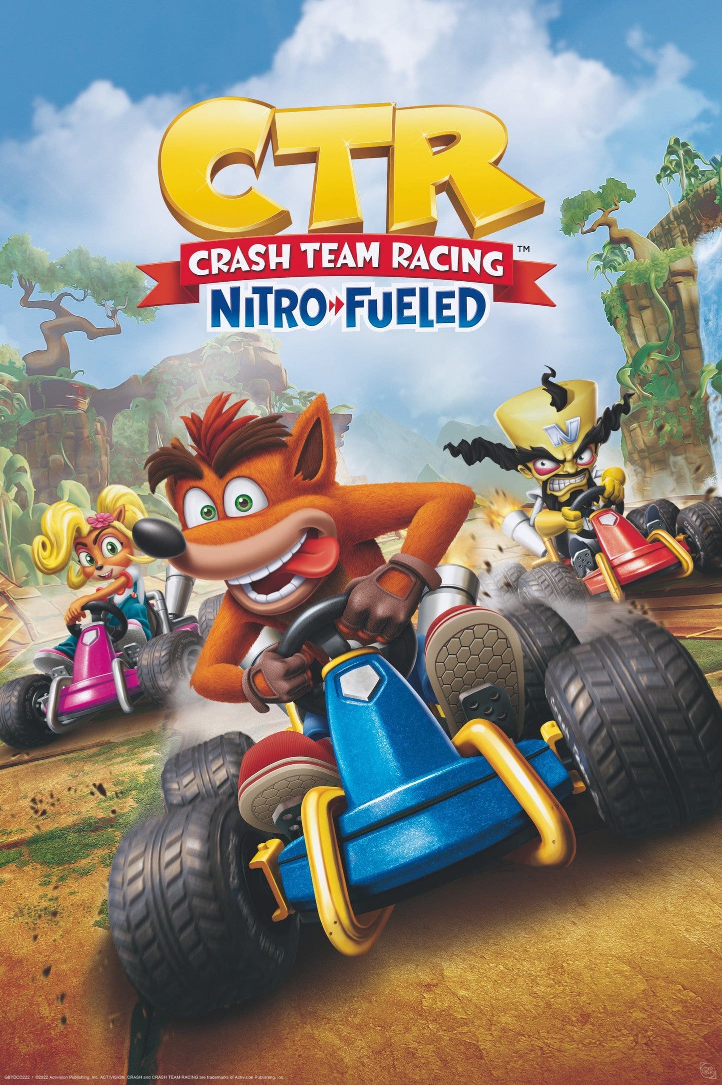 Abystyle Gbydco222 Crash Team Racing Cover Poster 61x91,5cm | Posters.nl