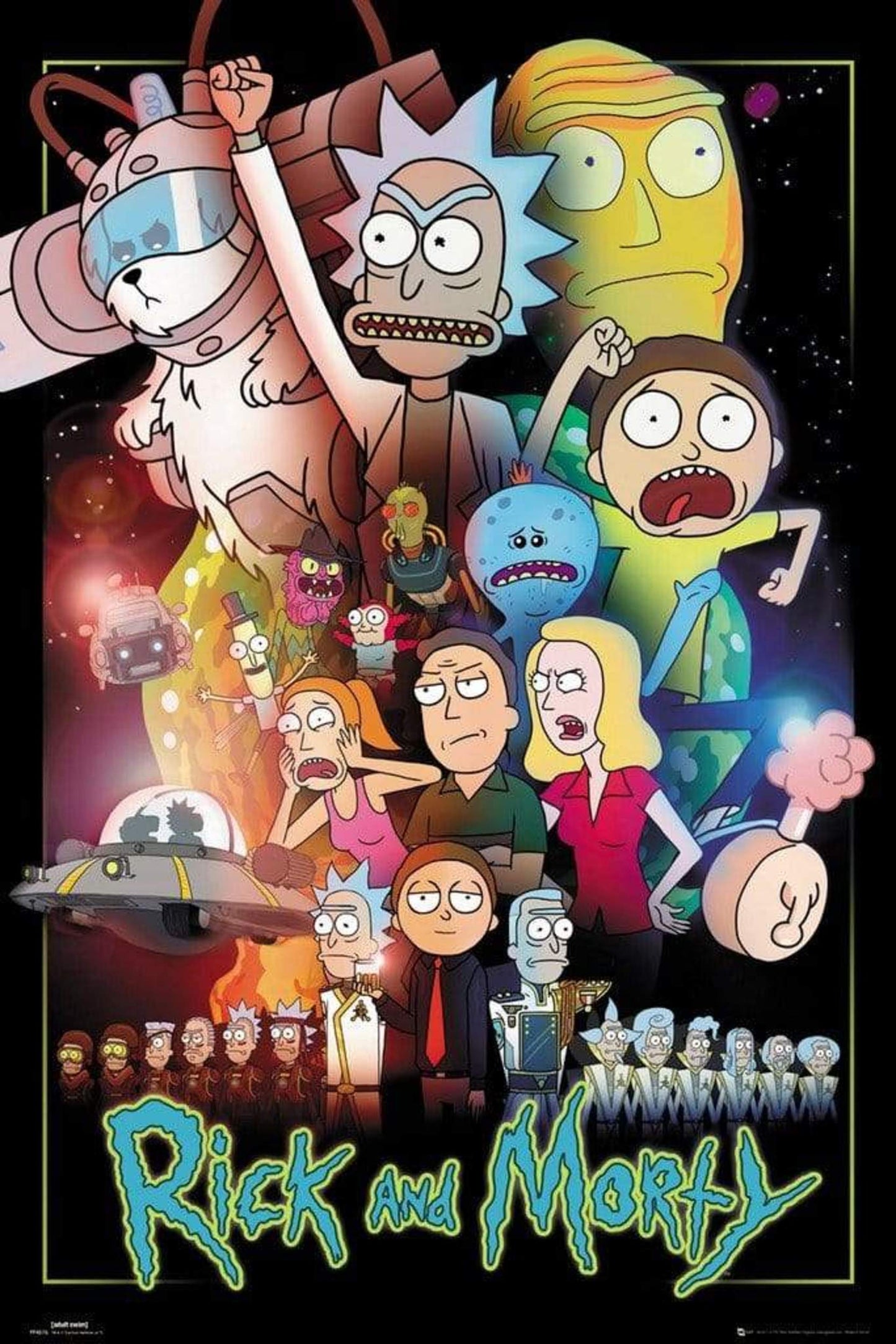 GBeye Rick and Morty Wars Poster 61x91,5cm | Posters.nl