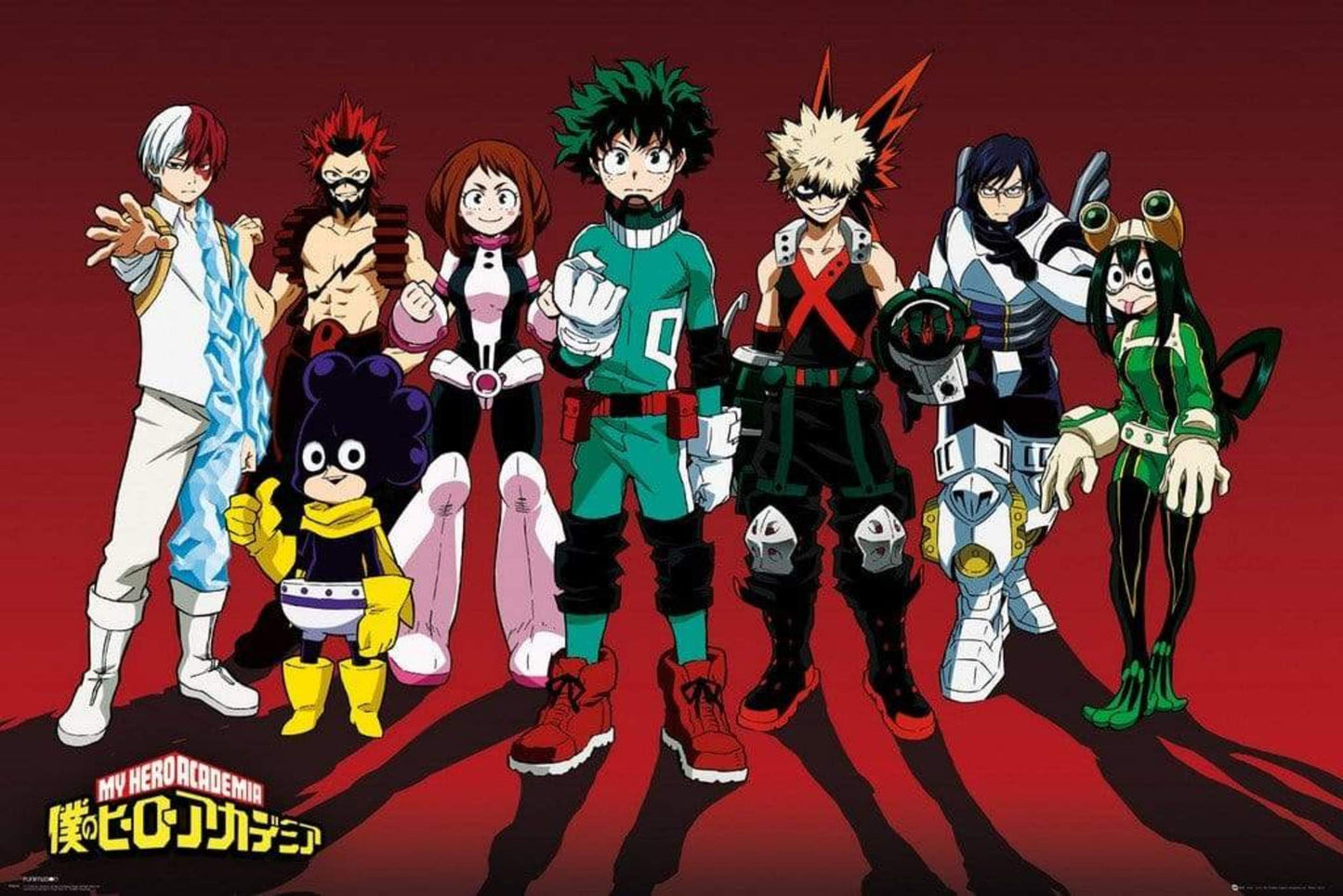 GBeye My Hero Academia Line Up Poster 91,5x61cm | Posters.nl