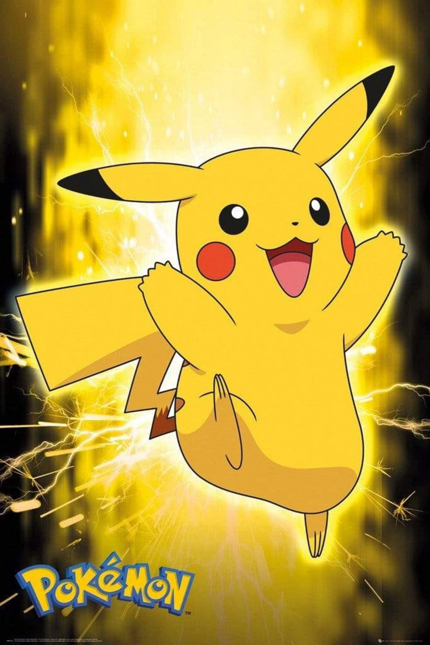 GBeye Pokemon Pikachu Neon Poster 61x91,5cm | Posters.nl