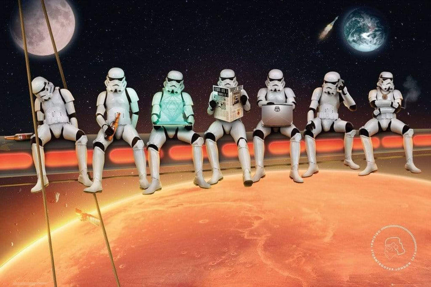 GBeye Stormtrooper on Girders Poster 91,5x61cm | Posters.nl