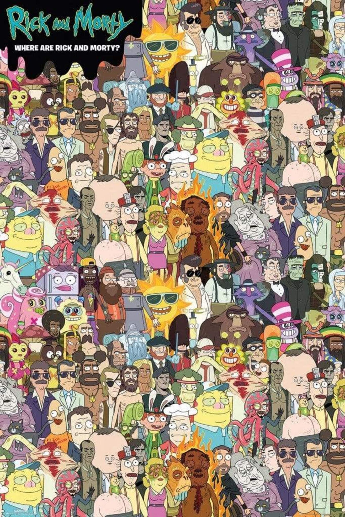 GBeye Rick and Morty Where Are Rick and Morty Poster 61x91,5cm | Posters.nl