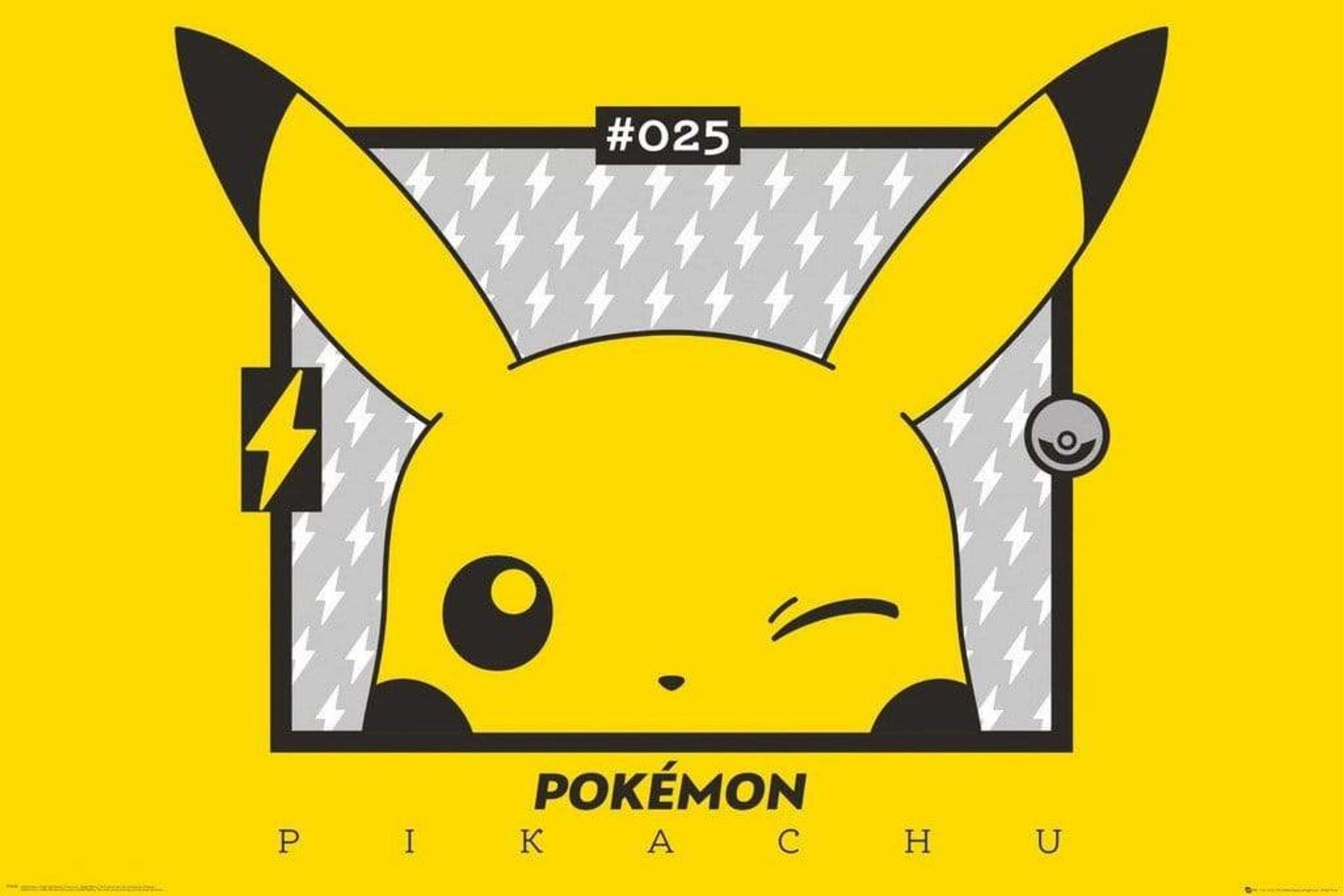 GBeye Pokemon Pikachu Wink Poster 91,5x61cm | Posters.nl