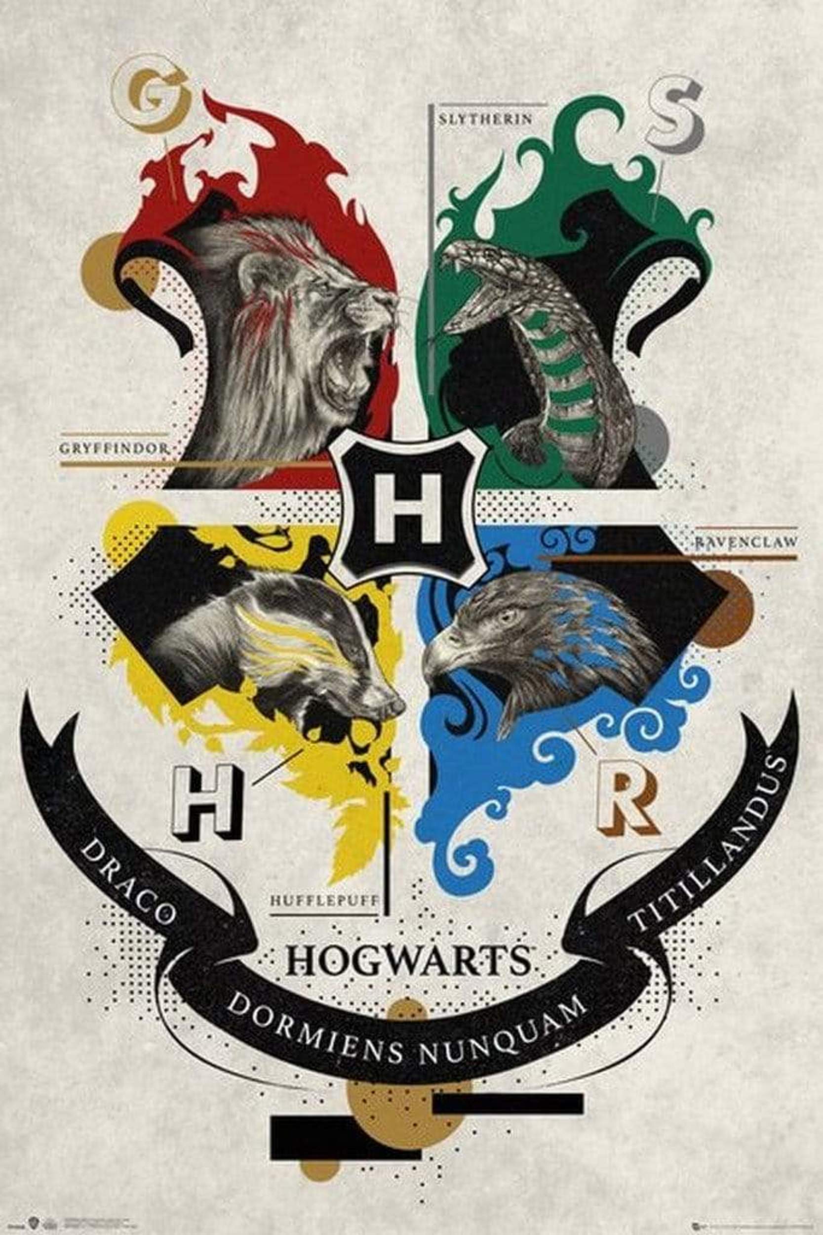 GBeye Harry Potter Animal Crest Poster 61x91,5cm | Posters.nl