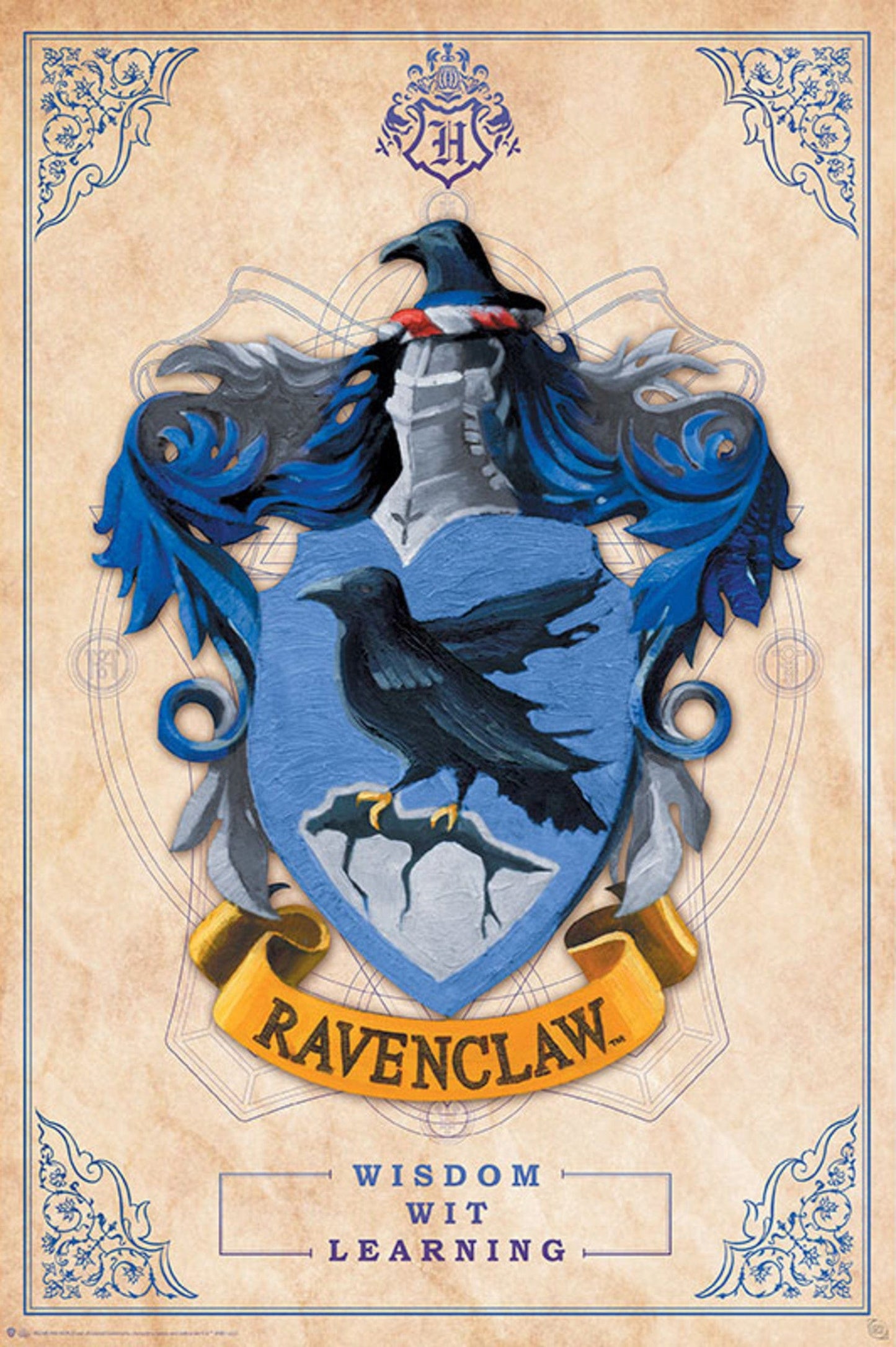 gbeye gbydco066 harry potter ravenclaw poster 61x91 5cm | Posters.nl