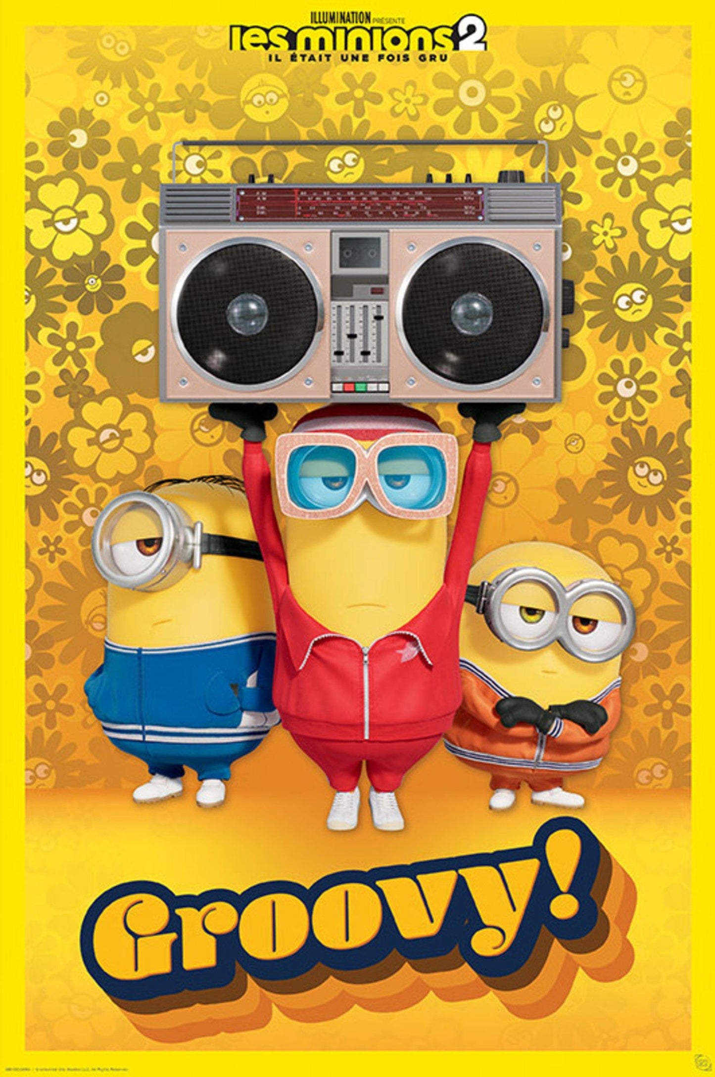 Gbeye GBYDCO094 Minions Groovy French Poster 61x 91-5cm | Posters.nl