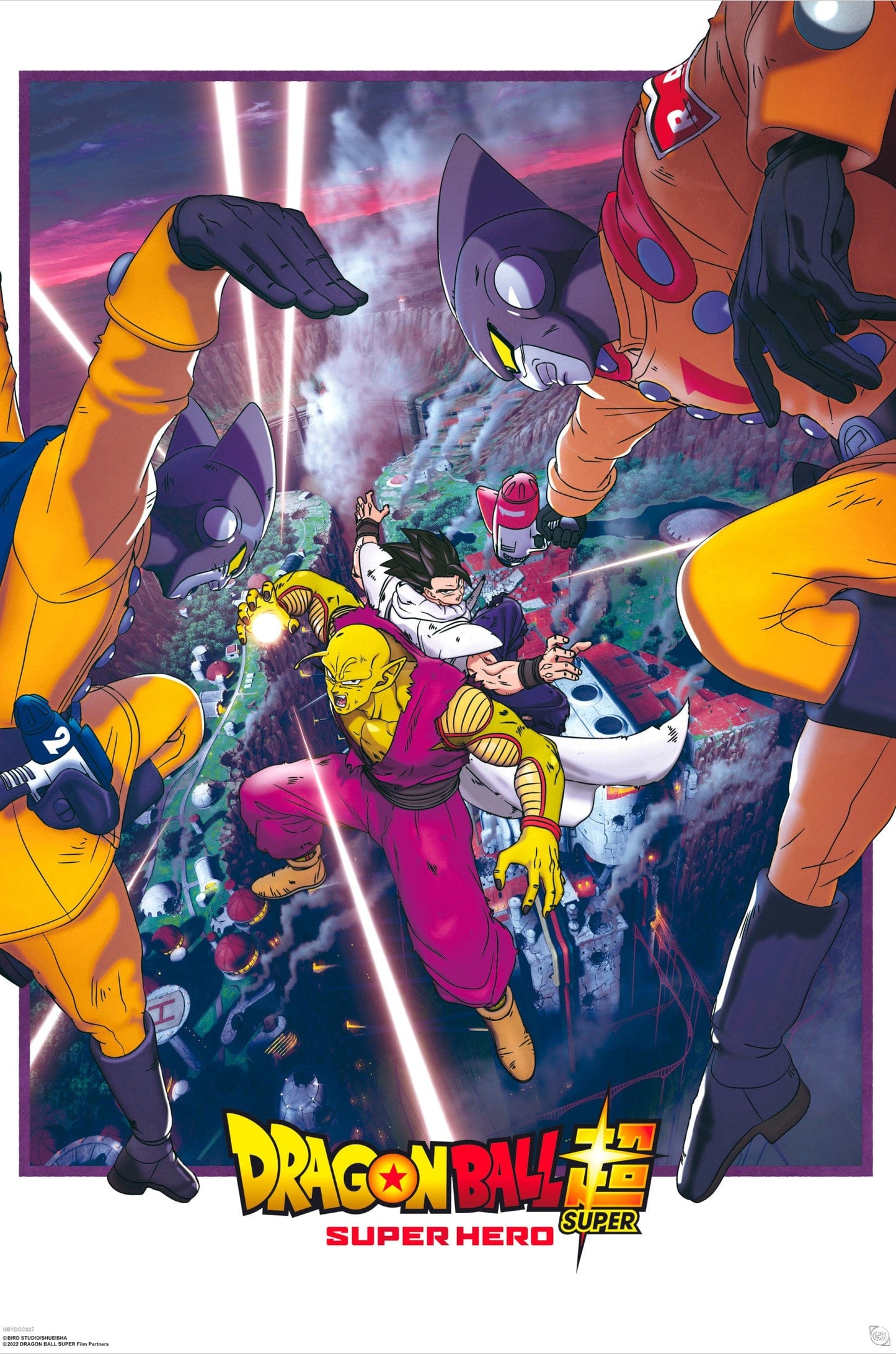 gbeye gbydco328 dragon ball hero gohan and piccolo poster 61x91 5cm | Posters.nl