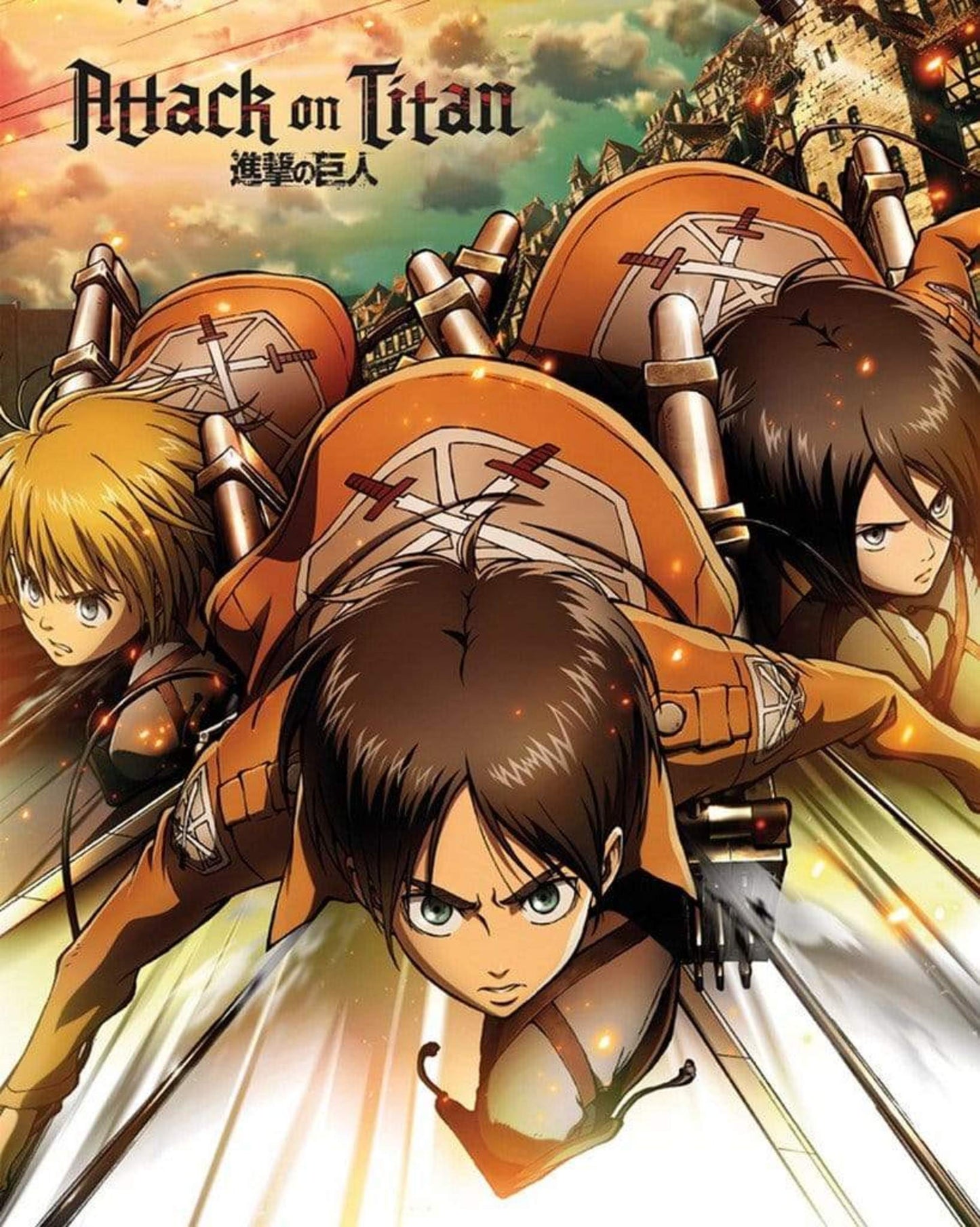 GBeye Attack on Titan Attack Poster 40x50cm | Posters.nl