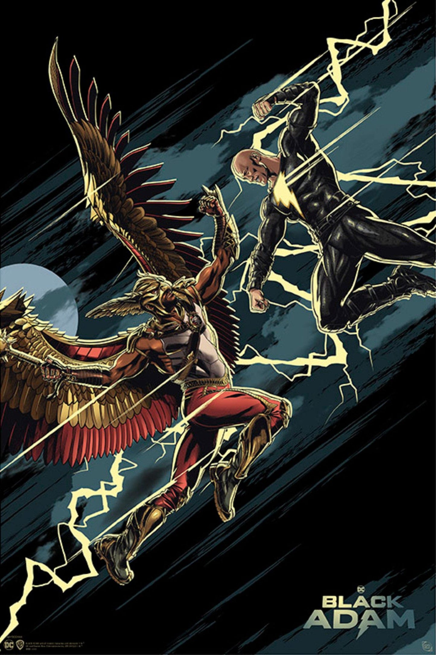 gebeye gbydco071 dc comics black adam vs hawkman poster 61x91 5cm | Posters.nl