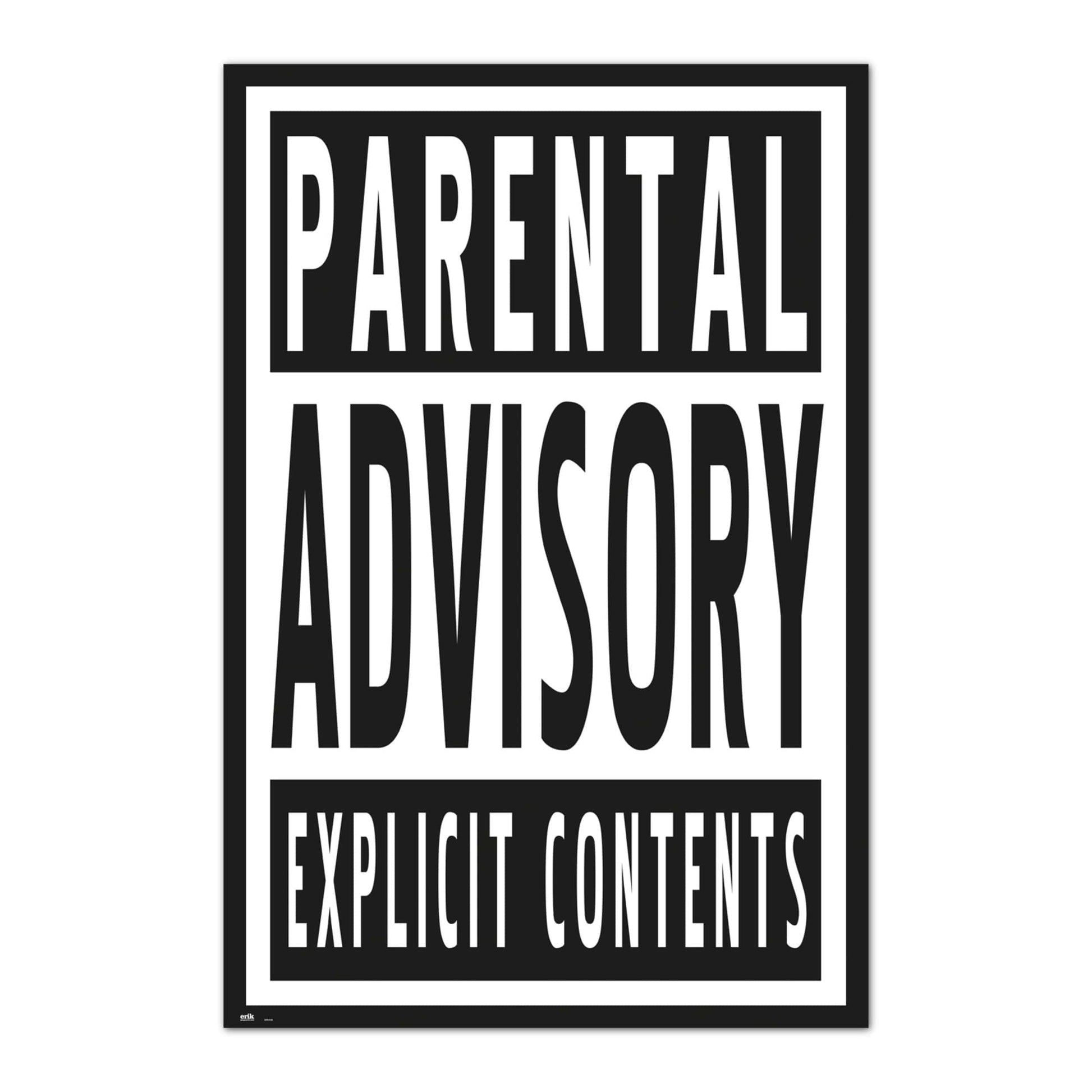 Grupo Erik GPE4148 Parental Advisory Vertical Poster 61X91,5cm | Posters.nl