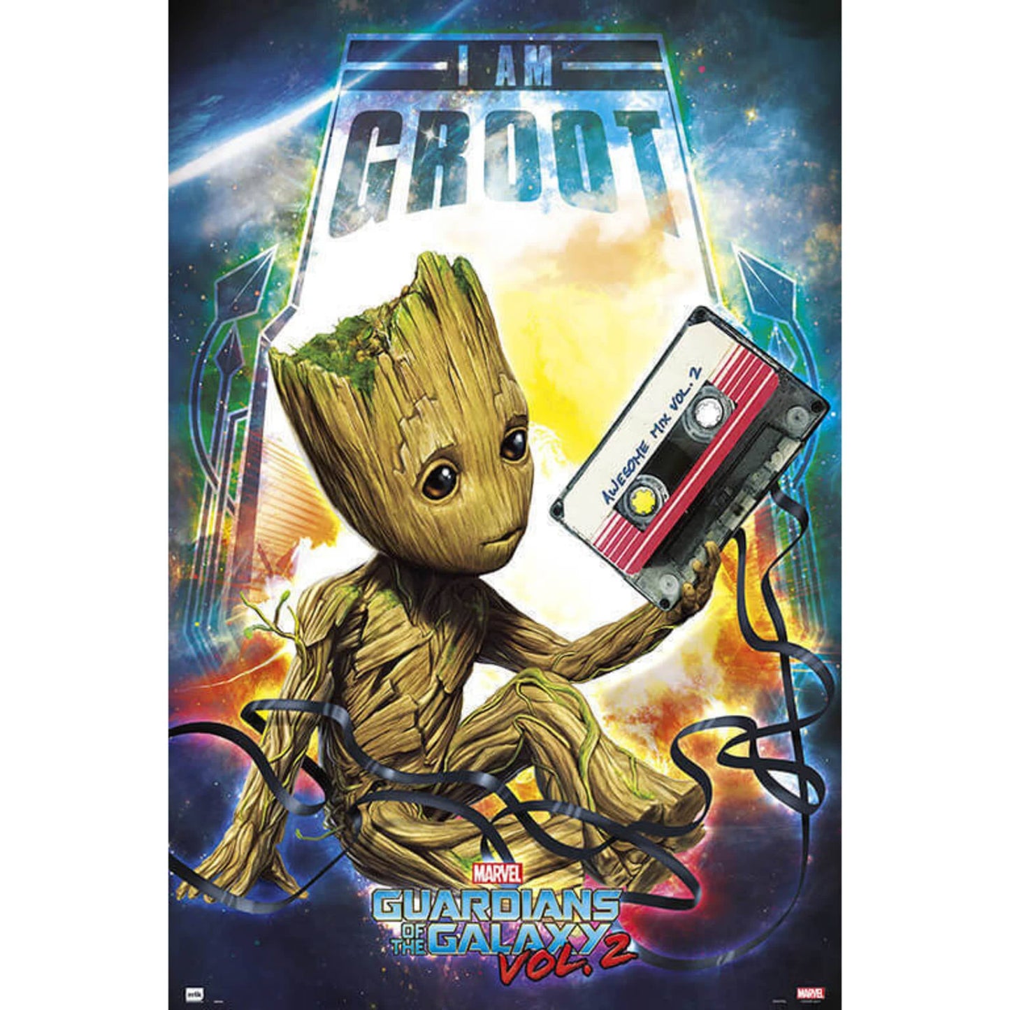 Grupo Erik GPE5150 Marvel Guardians Of The Galaxy Vol 2 Groot Poster 61X91,5cm | Posters.nl