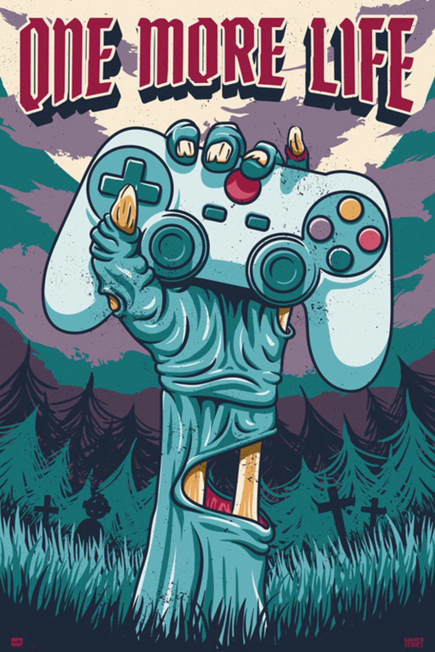 Grupo Erik GPE5230 Gamer One More Life Poster 61X91,5cm | Posters.nl