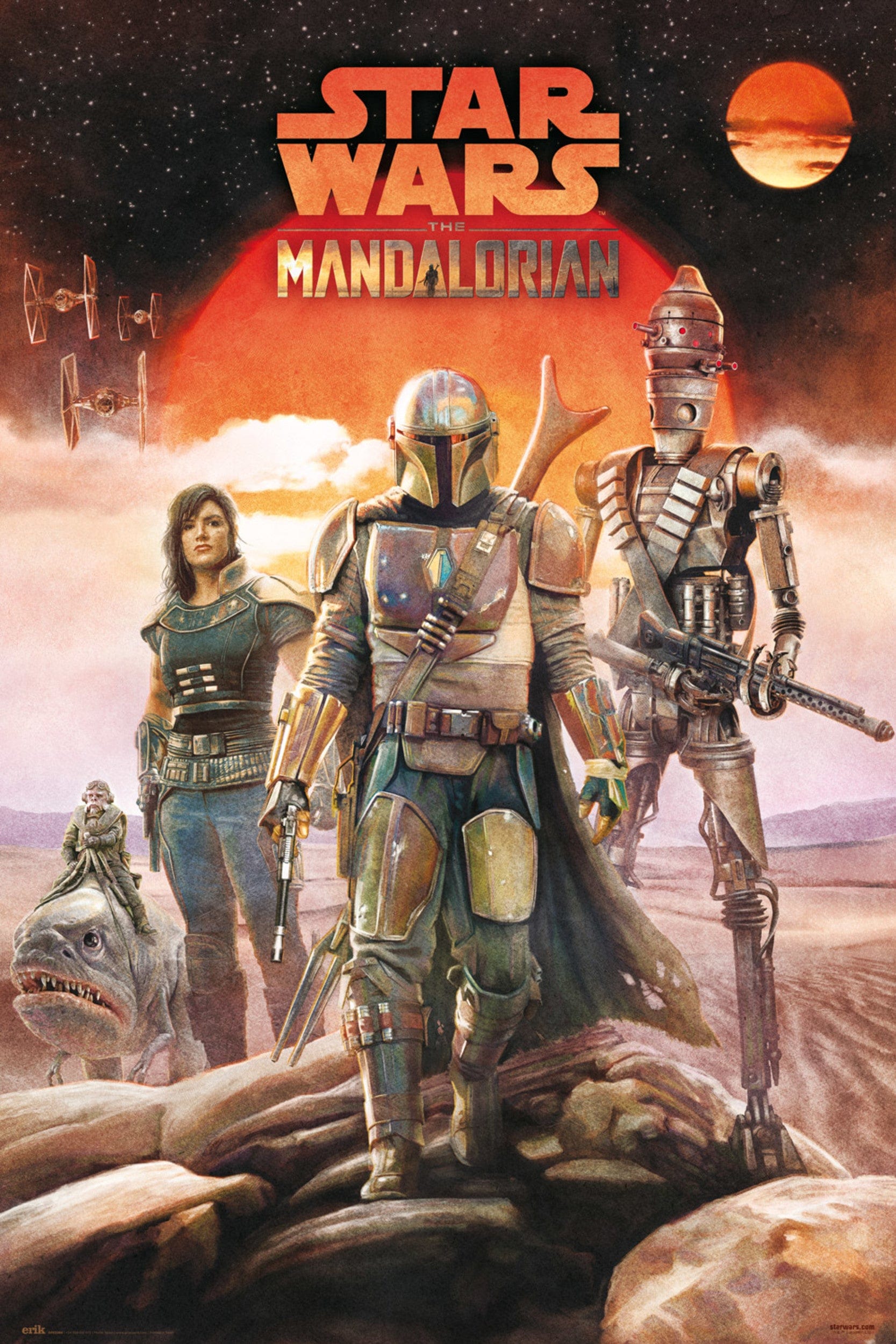 Grupo Erik GPE5366 Star Wars The Mandalorian Crew Poster 61X91,5cm | Posters.nl