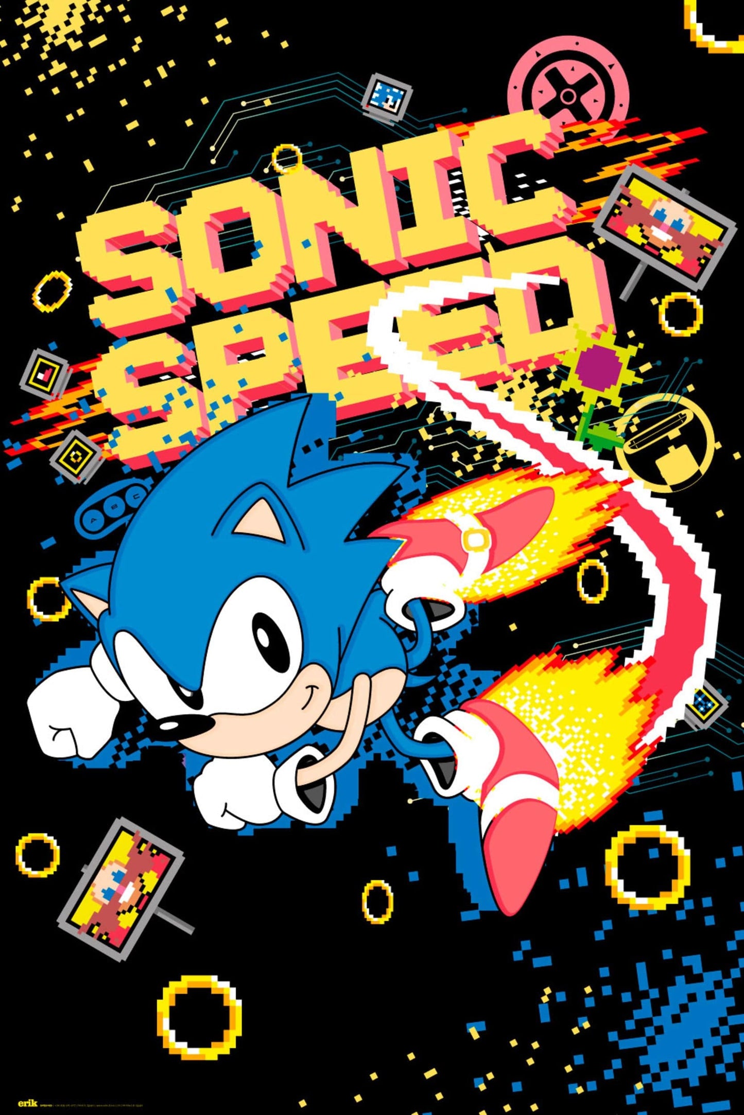 Grupo Erik GPE5489 Sonic Speed Poster 61X91,5cm | Posters.nl