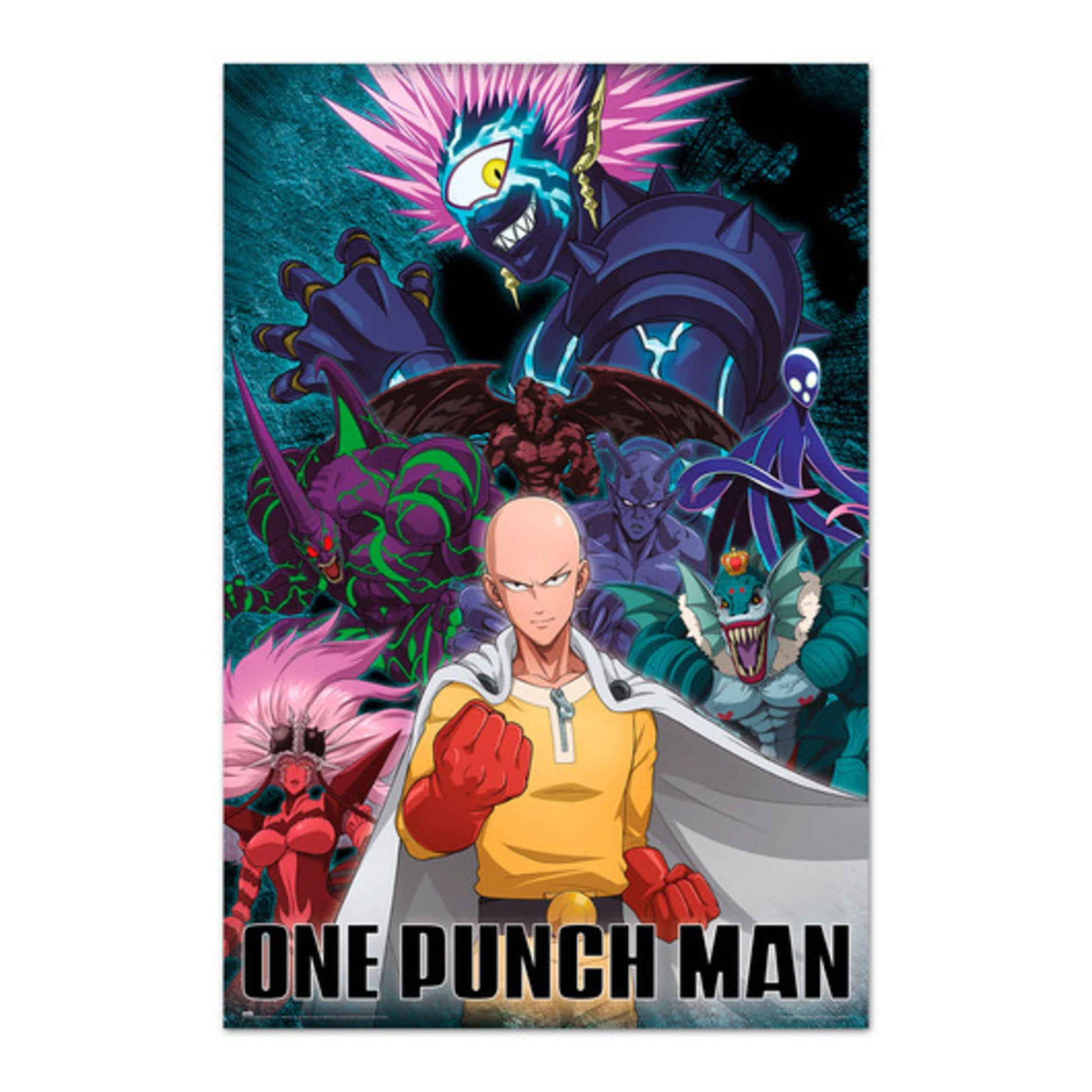 Grupo Erik Gpe5680 One Punch Man Saitama Vs Villain Poster 61x91 5cm | Posters.nl