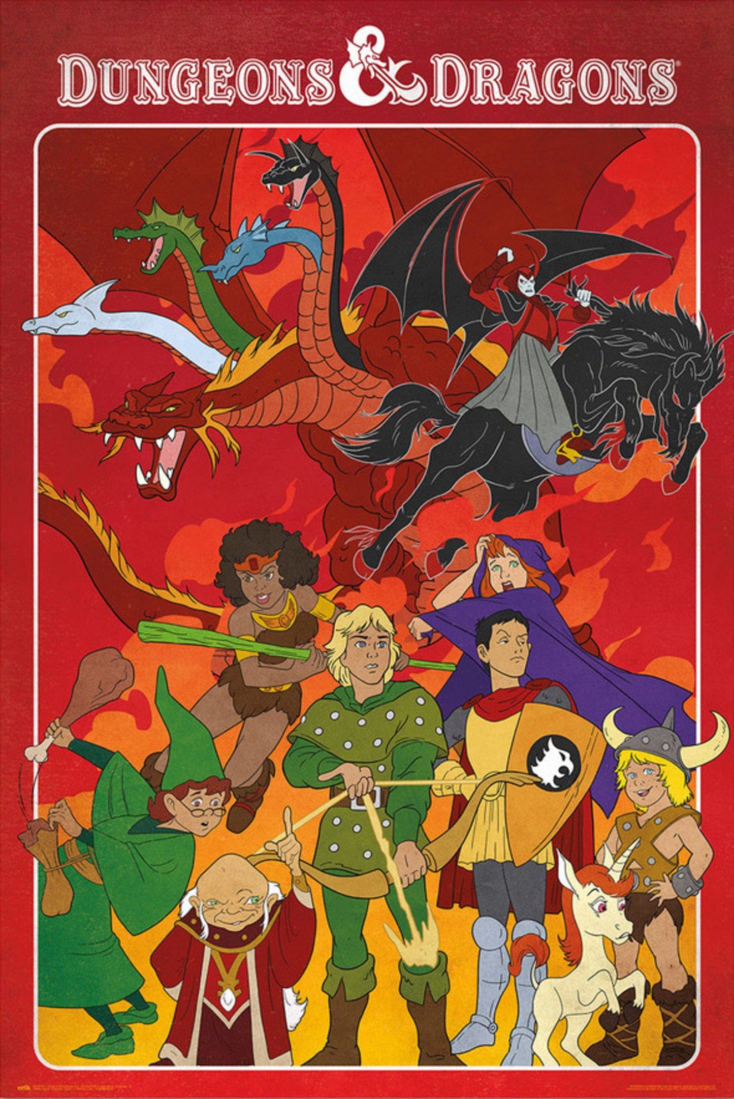 grupo erik gpe5737 dungeons dragons the animated series poster 61x91 5cm | Posters.nl
