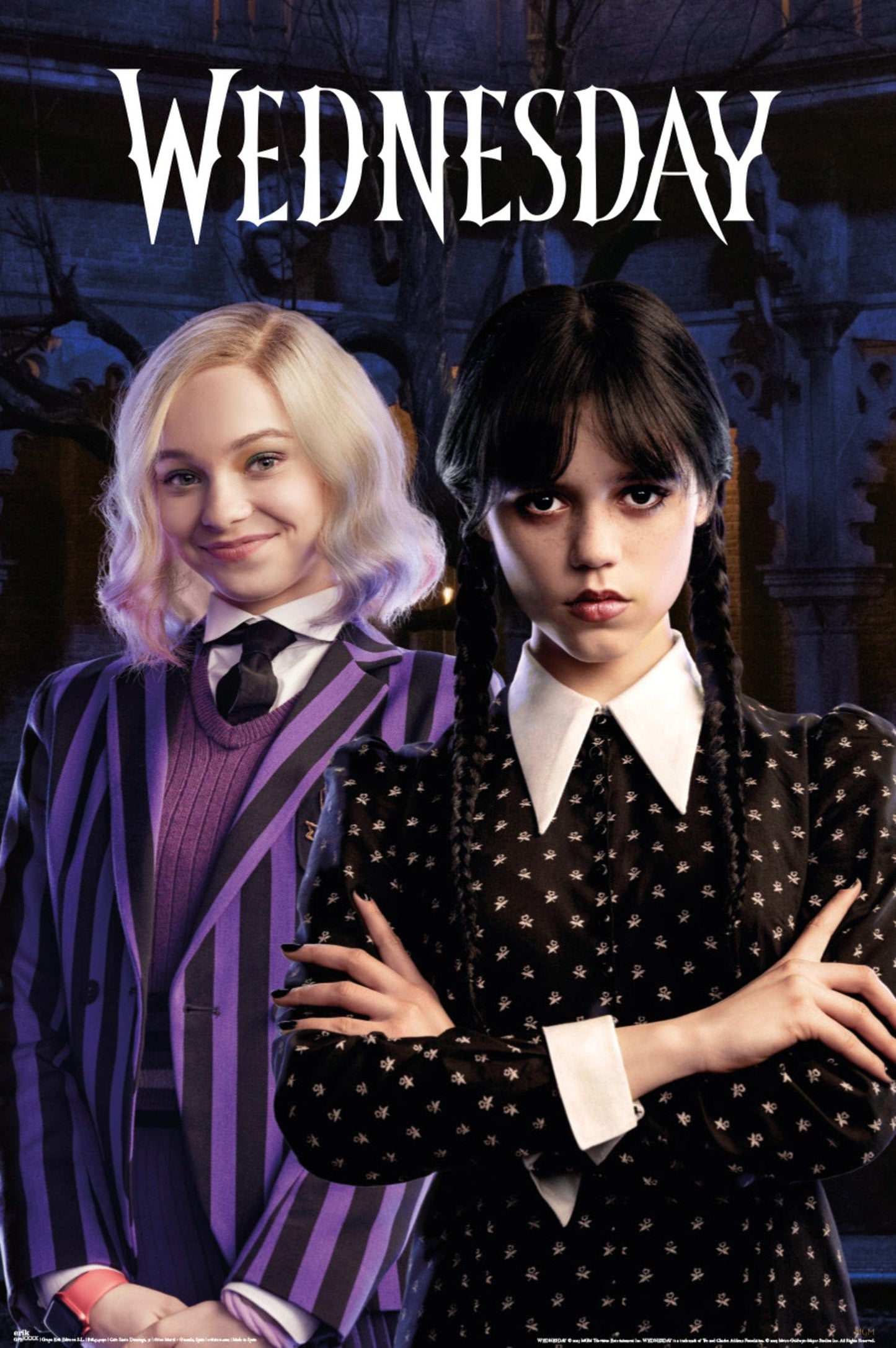 grupo erik gpe5750 wednesday and enid poster 61x91 5cm | Posters.nl