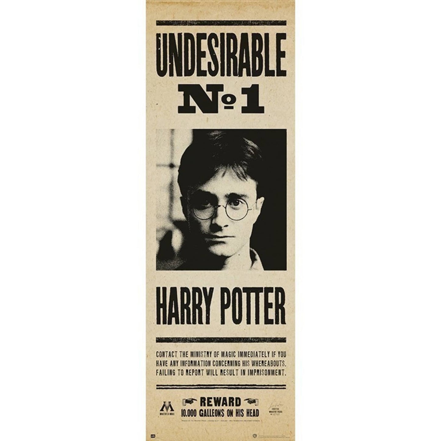 Grupo Erik PPGE8031 Harry Potter Undesirable Nr 1 Poster 53X158cm | Posters.nl