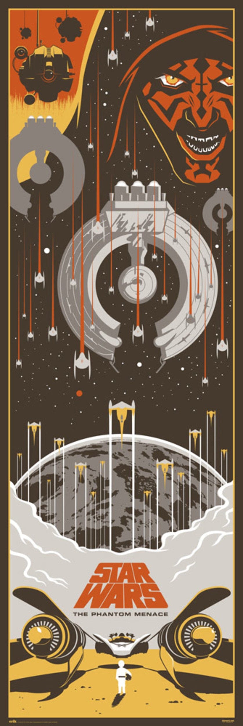 Grupo Erik PPGE8060 Star Wars Episode I Poster 53X158cm | Posters.nl